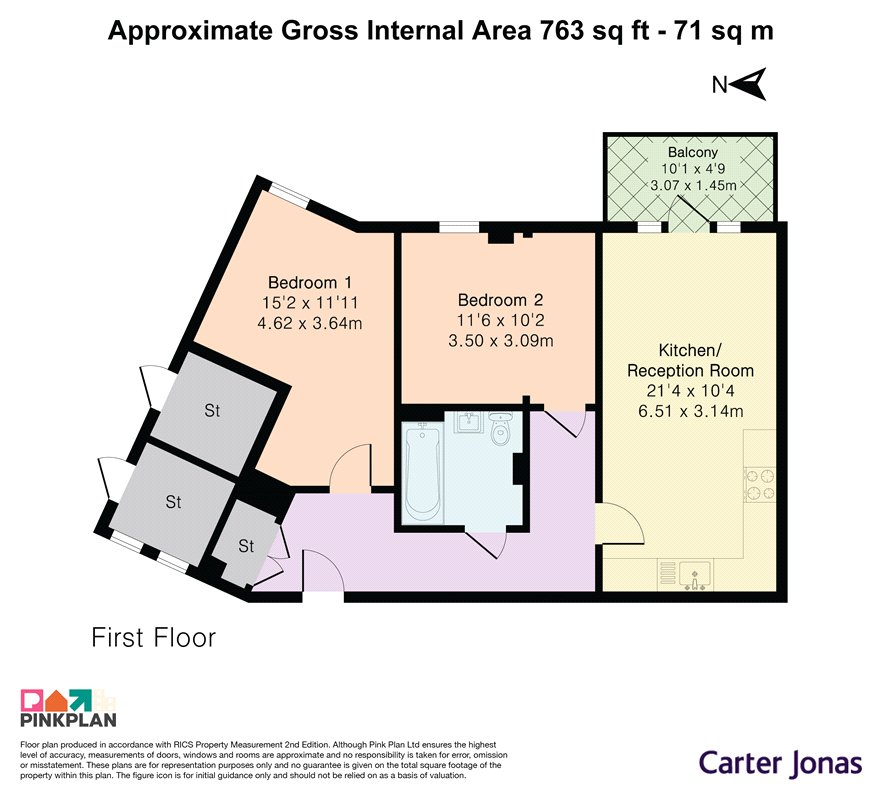 29, Foundry House, Oxford floorplan