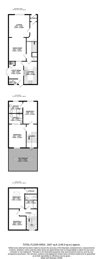 11, Leigh Terrace, Douglas floorplan