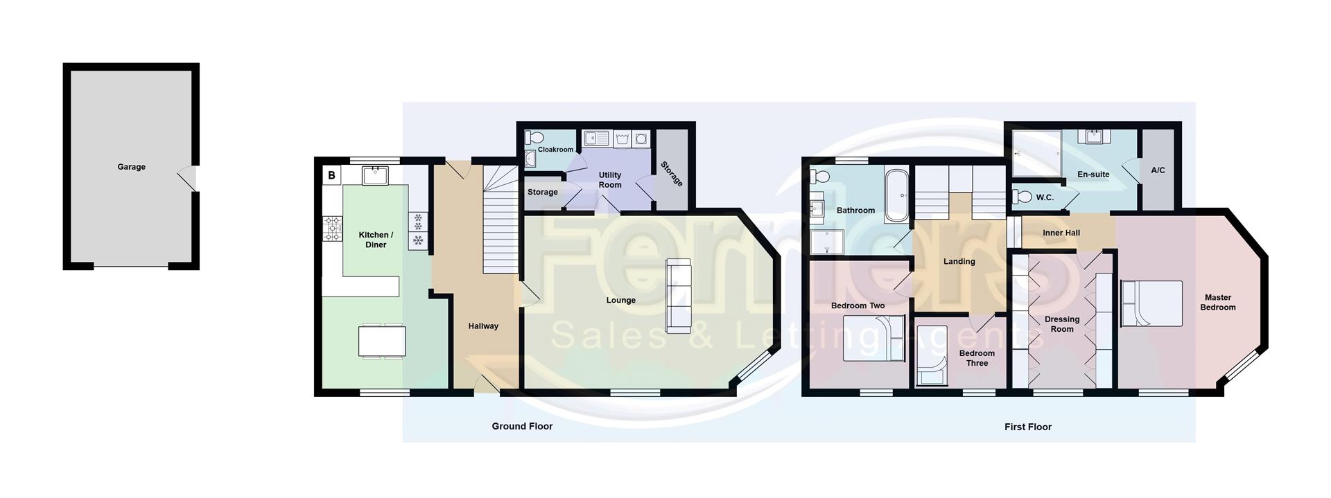 55, Caerau Road, Maesteg floorplan