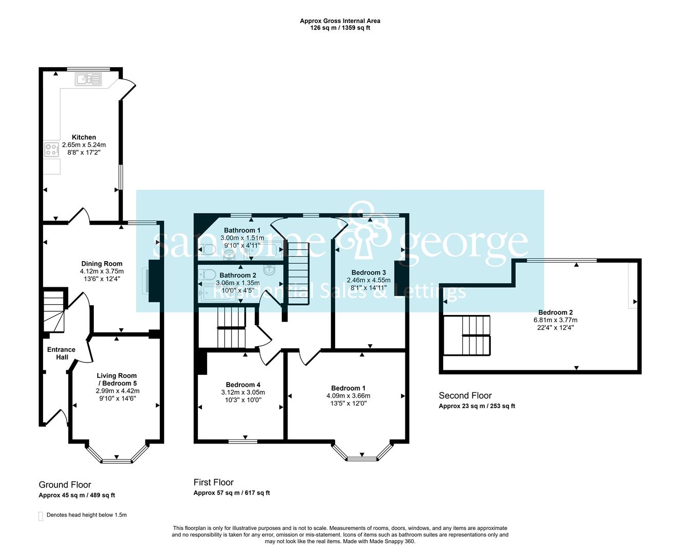 83, Audley Street, Reading floorplan