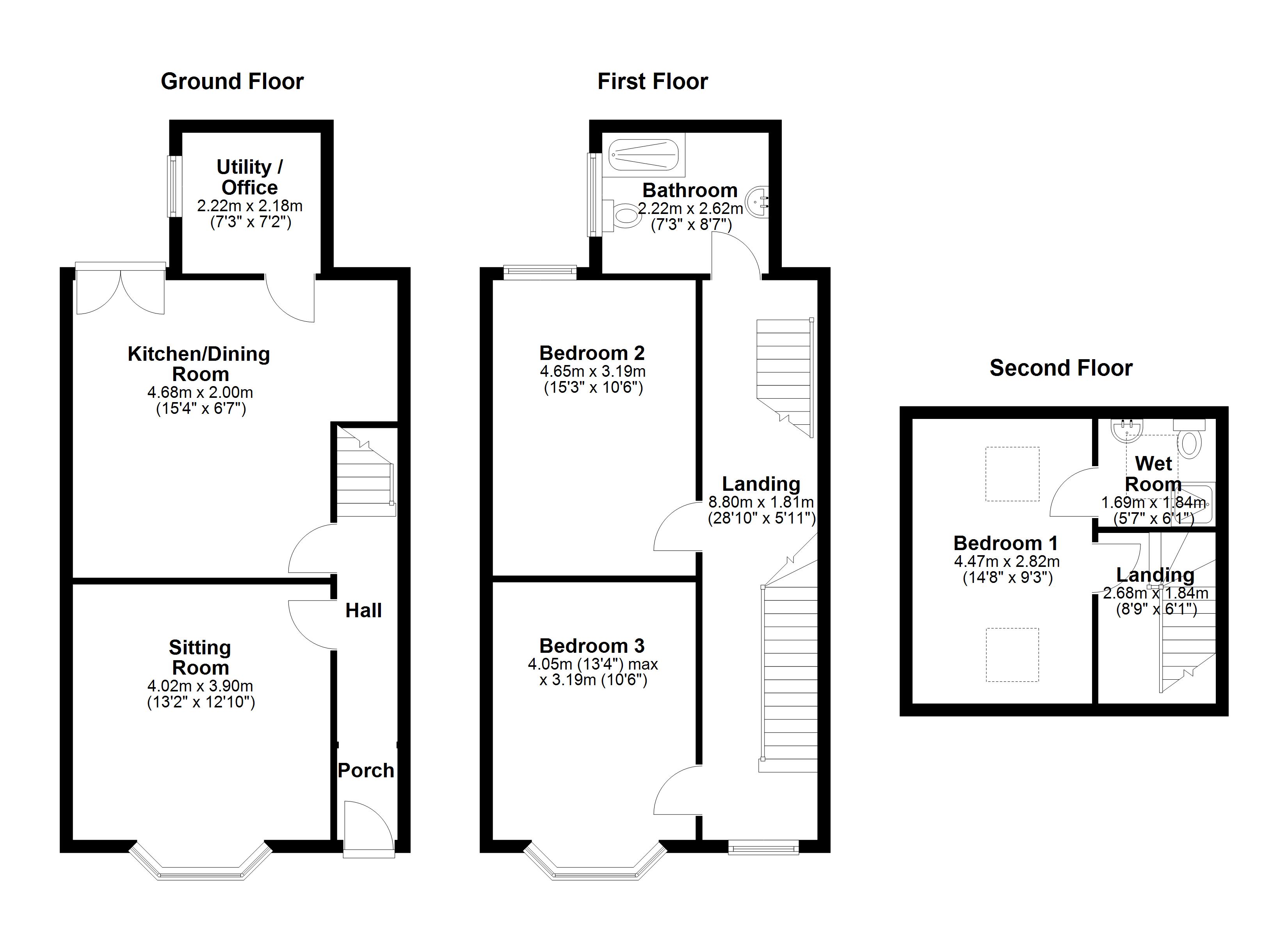 145, Wingrove Avenue, Tyne and Wear floorplan