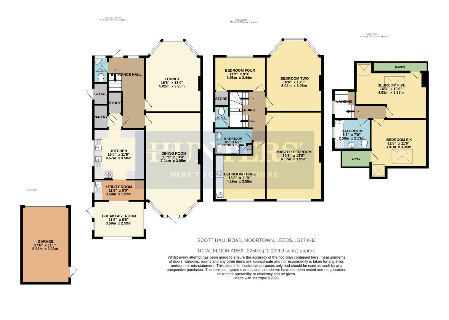 985, Scott Hall Road, Leeds floorplan