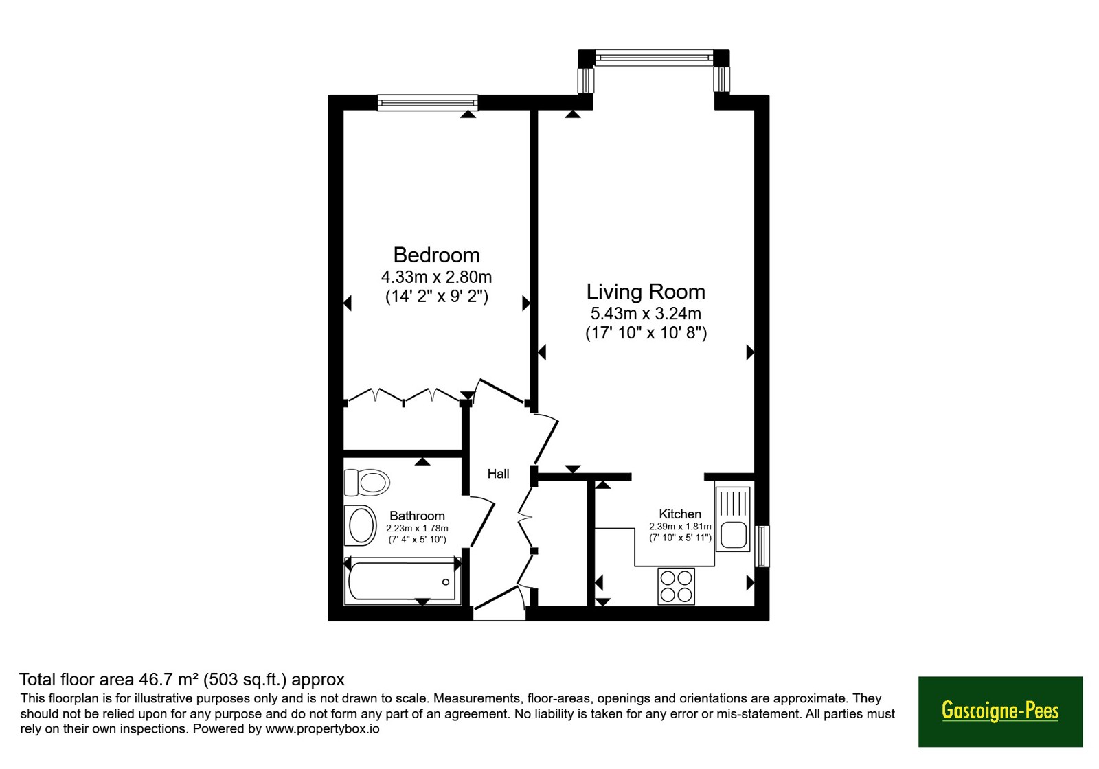 11 Summerhouse Court,, Headley Road, Hindhead floorplan
