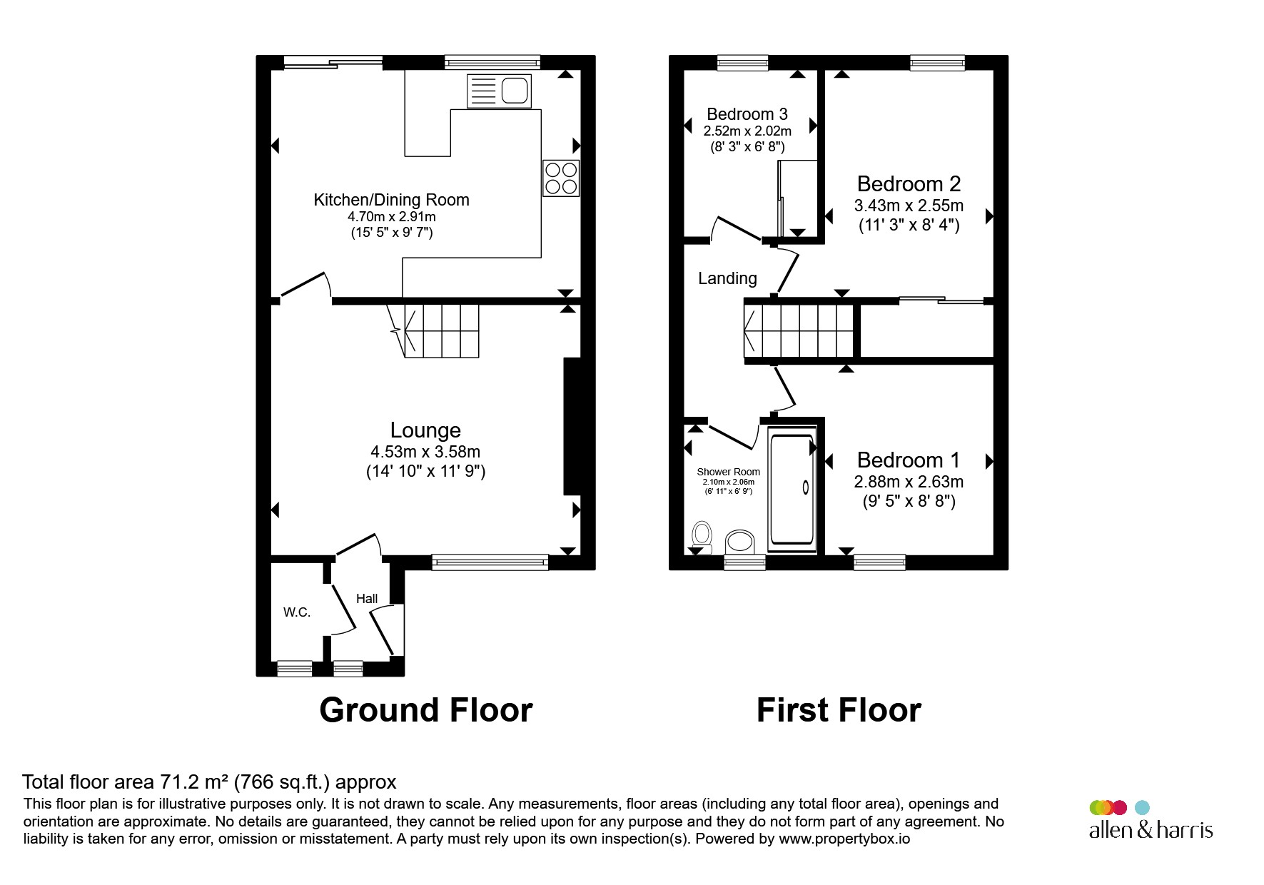 52, Winstanley Wynd, Kilwinning floorplan