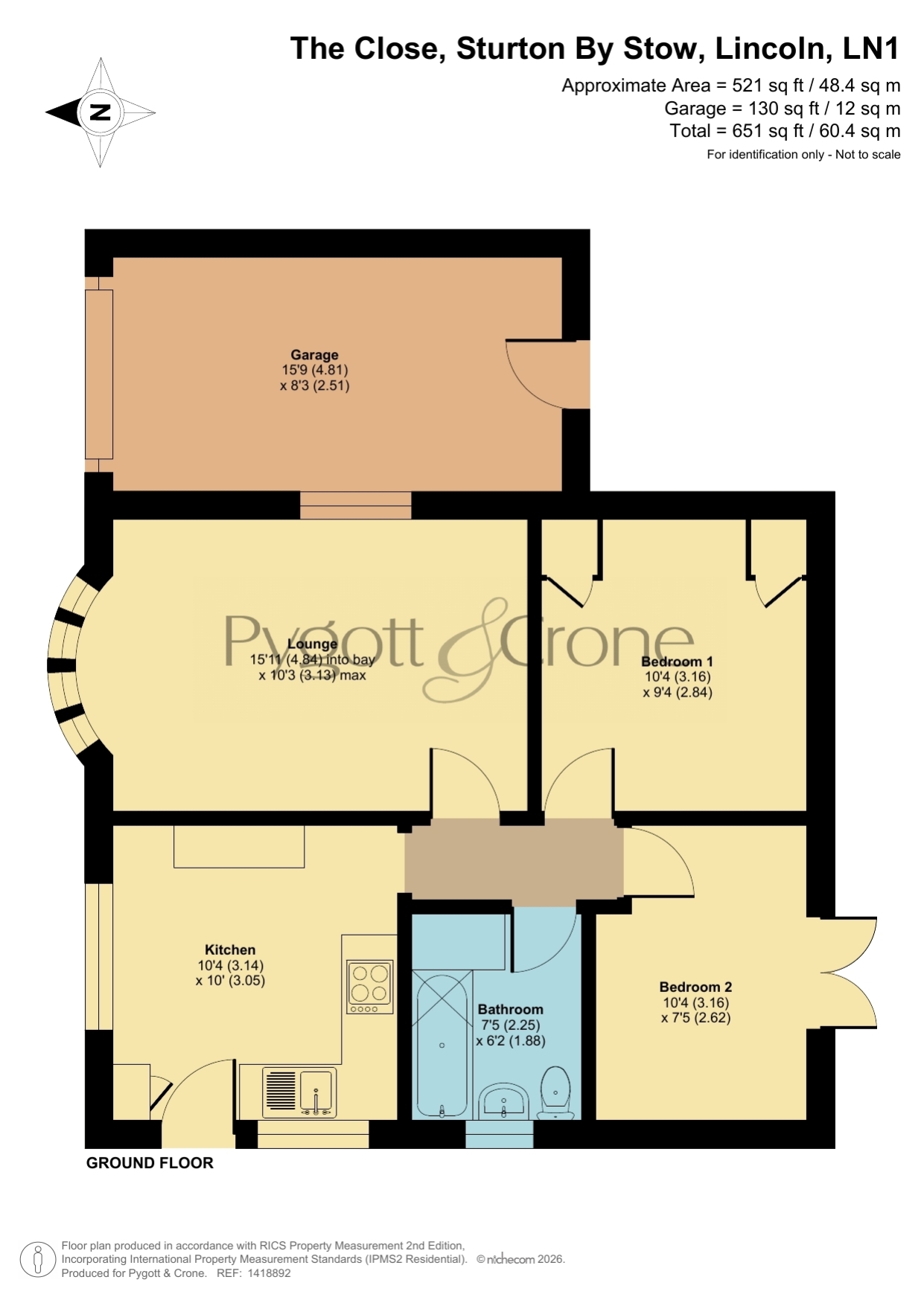 33, The Close, Lincoln floorplan