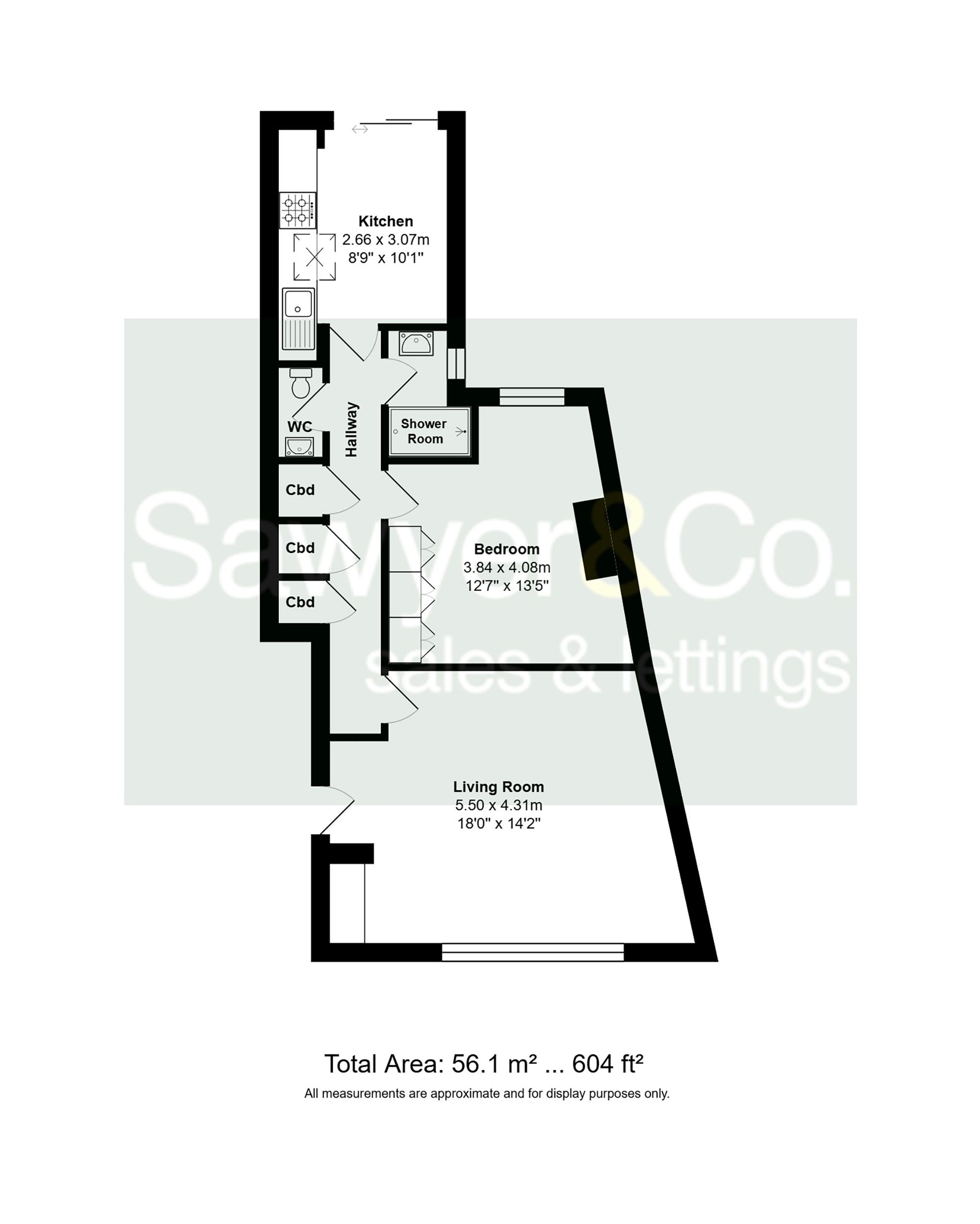 Ground Floor Flat, 4 Beaconsfield Road, Brighton, Brighton floorplan