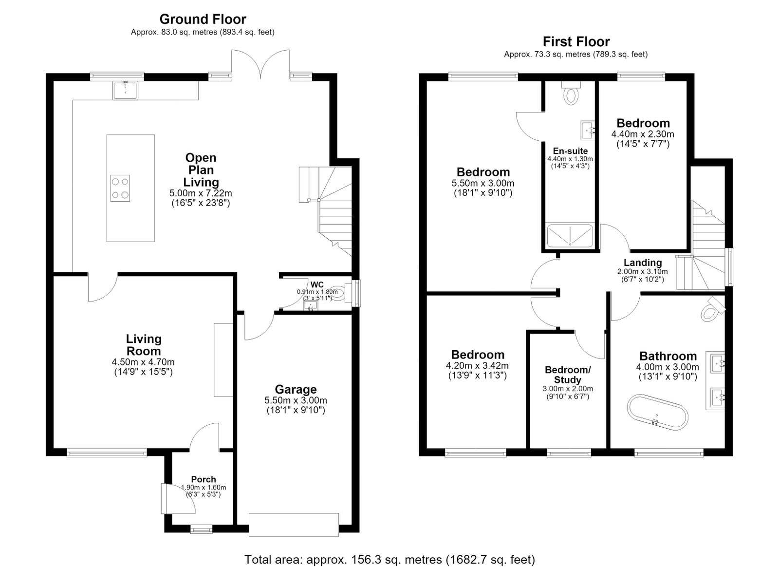 5, Inchfield, Burnley floorplan