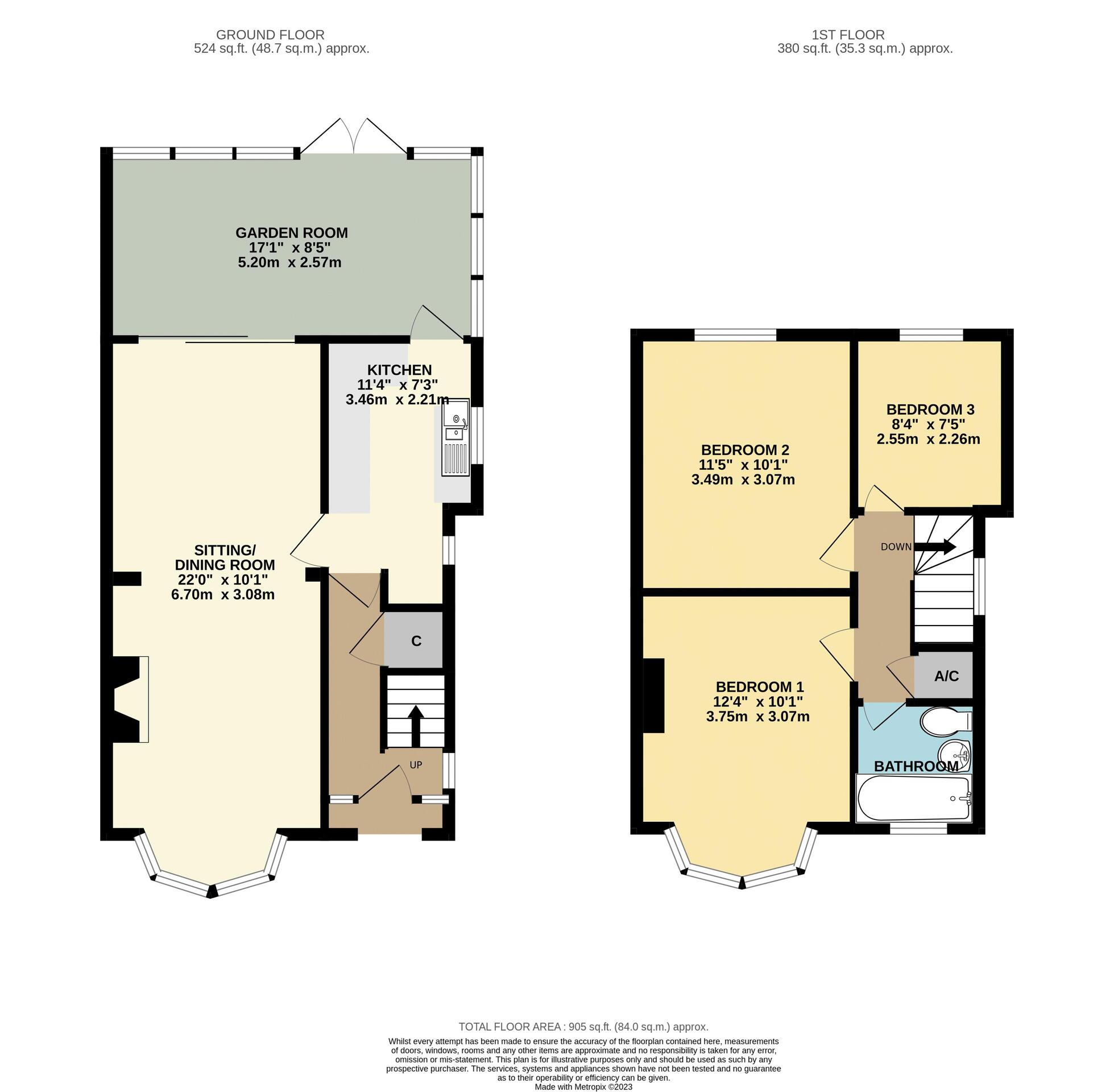 4 Ashford Grove, Yeovil floorplan
