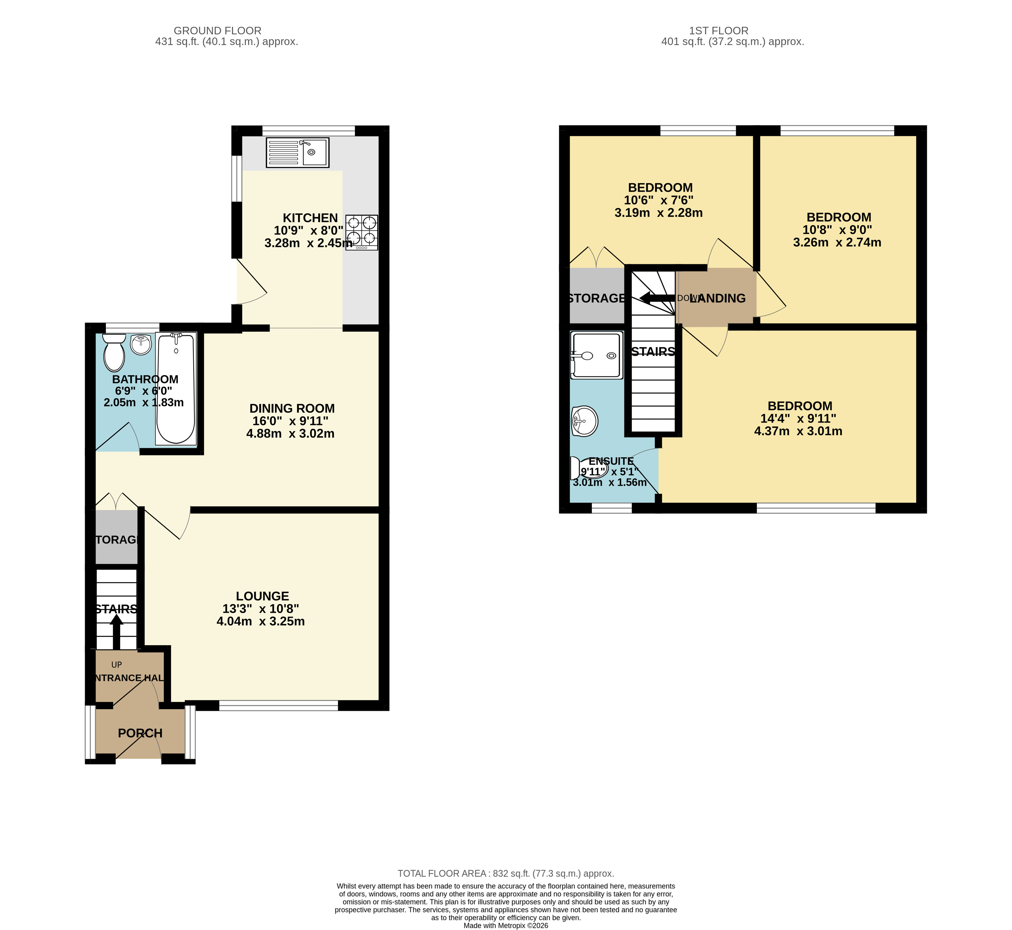 Fovant Crescent, Stockport floorplan