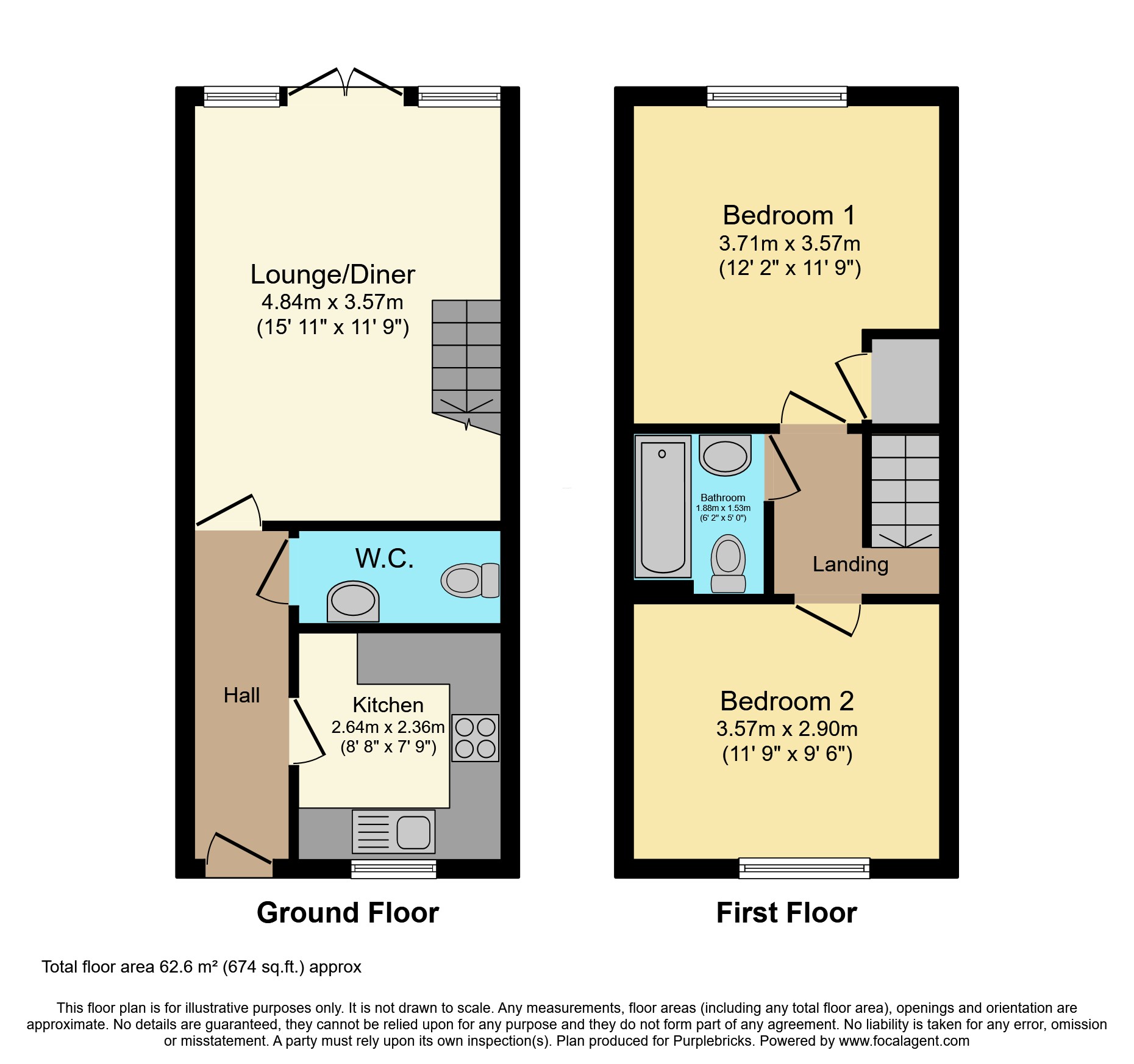 4, Barham Close, Bournemouth floorplan