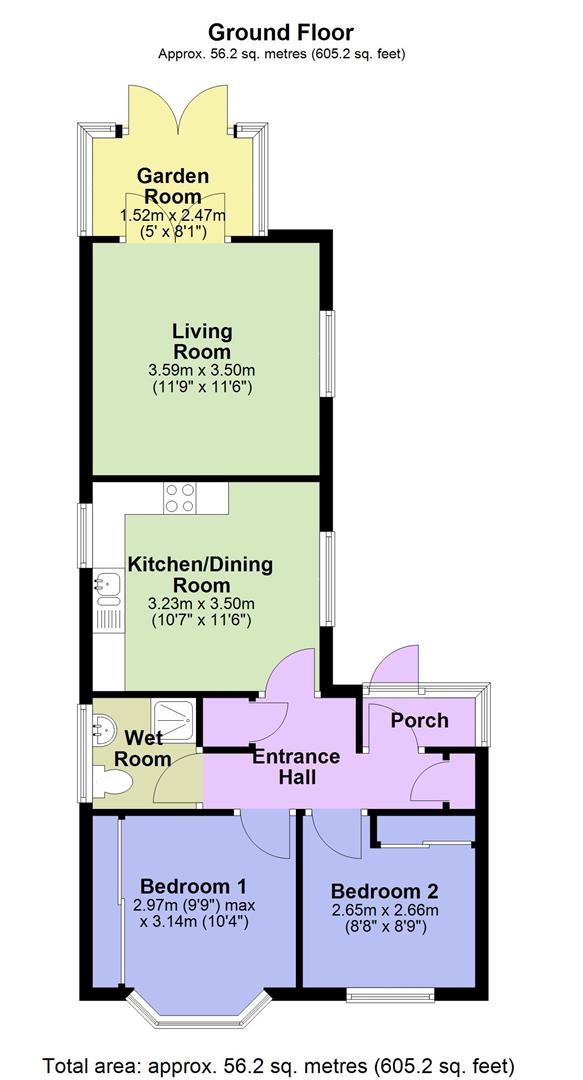2a, Bridge Road, Coalville floorplan