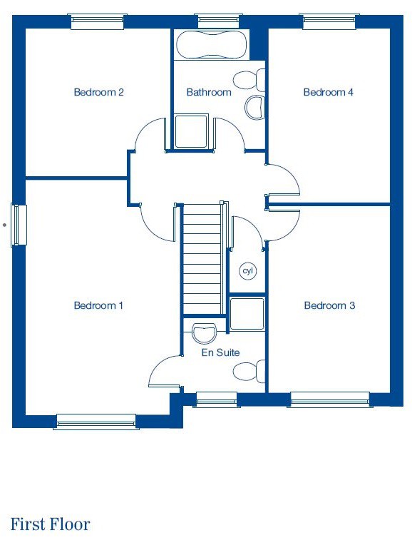 4 Bedrooms Detached house for sale in The Banbury Willow Brook Court, Blackpool FY4