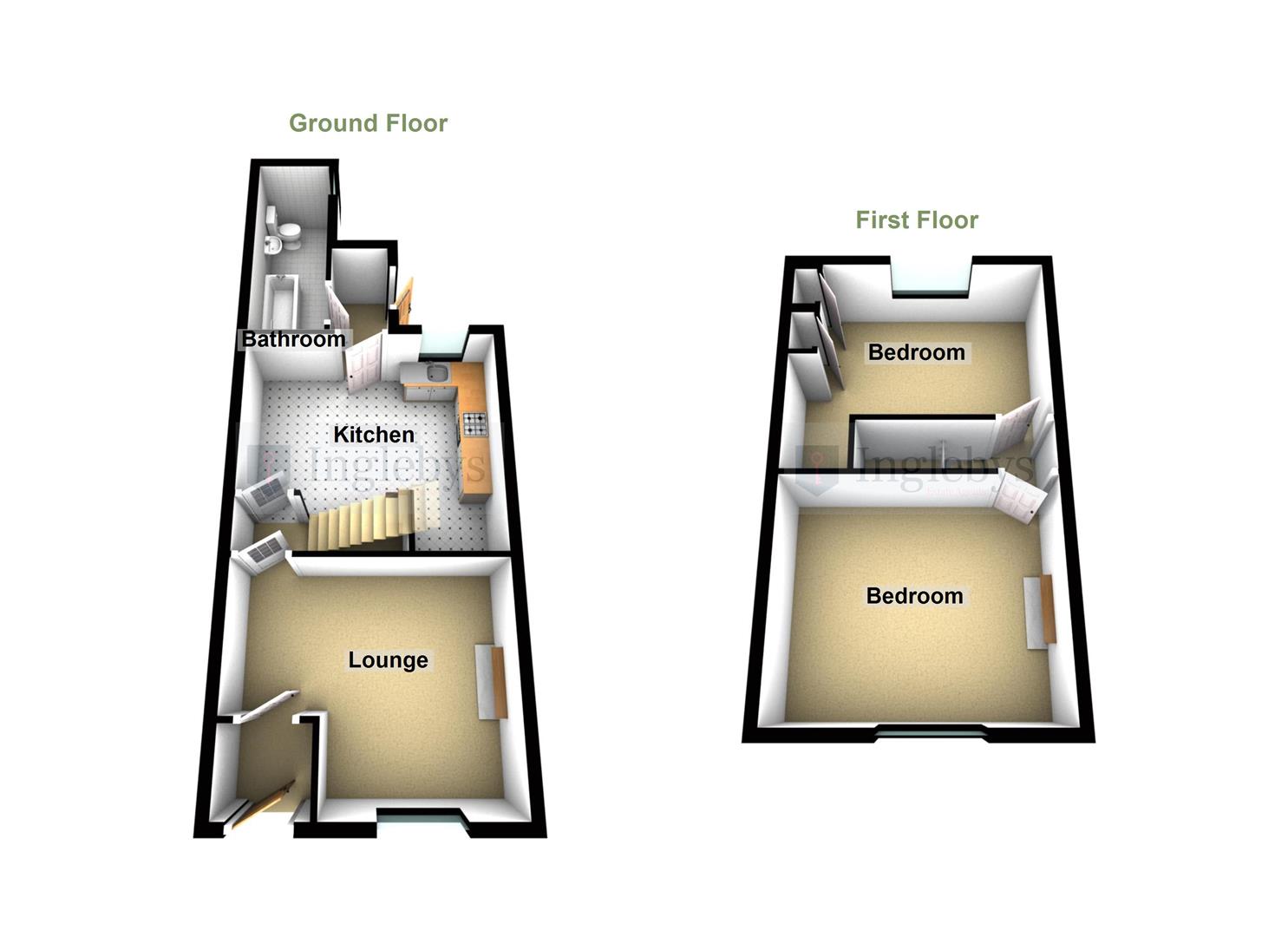 50, Coronation Street, Carlin How floorplan
