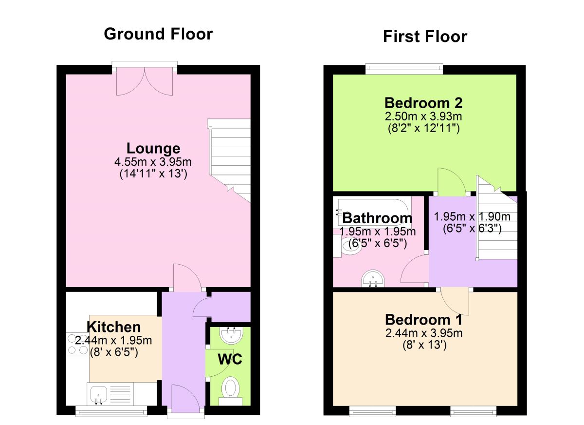 2 bed terraced house for sale in Chapel Drive, Delves Lane, Consett DH8