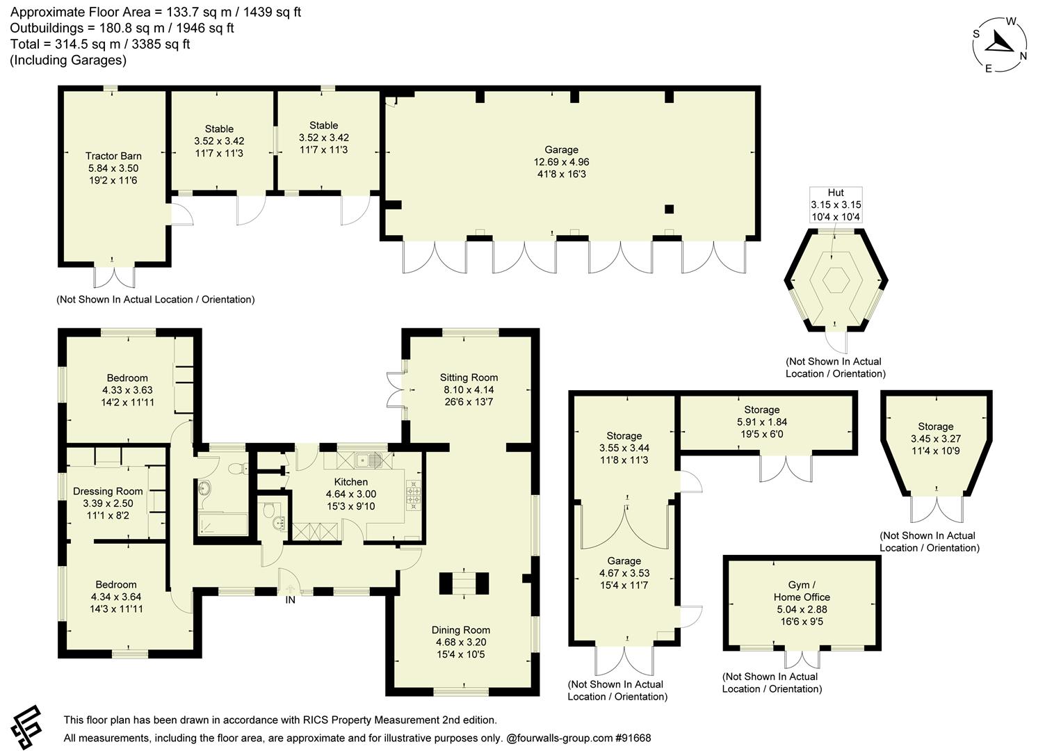 Downlands, East Street, Petersfield floorplan