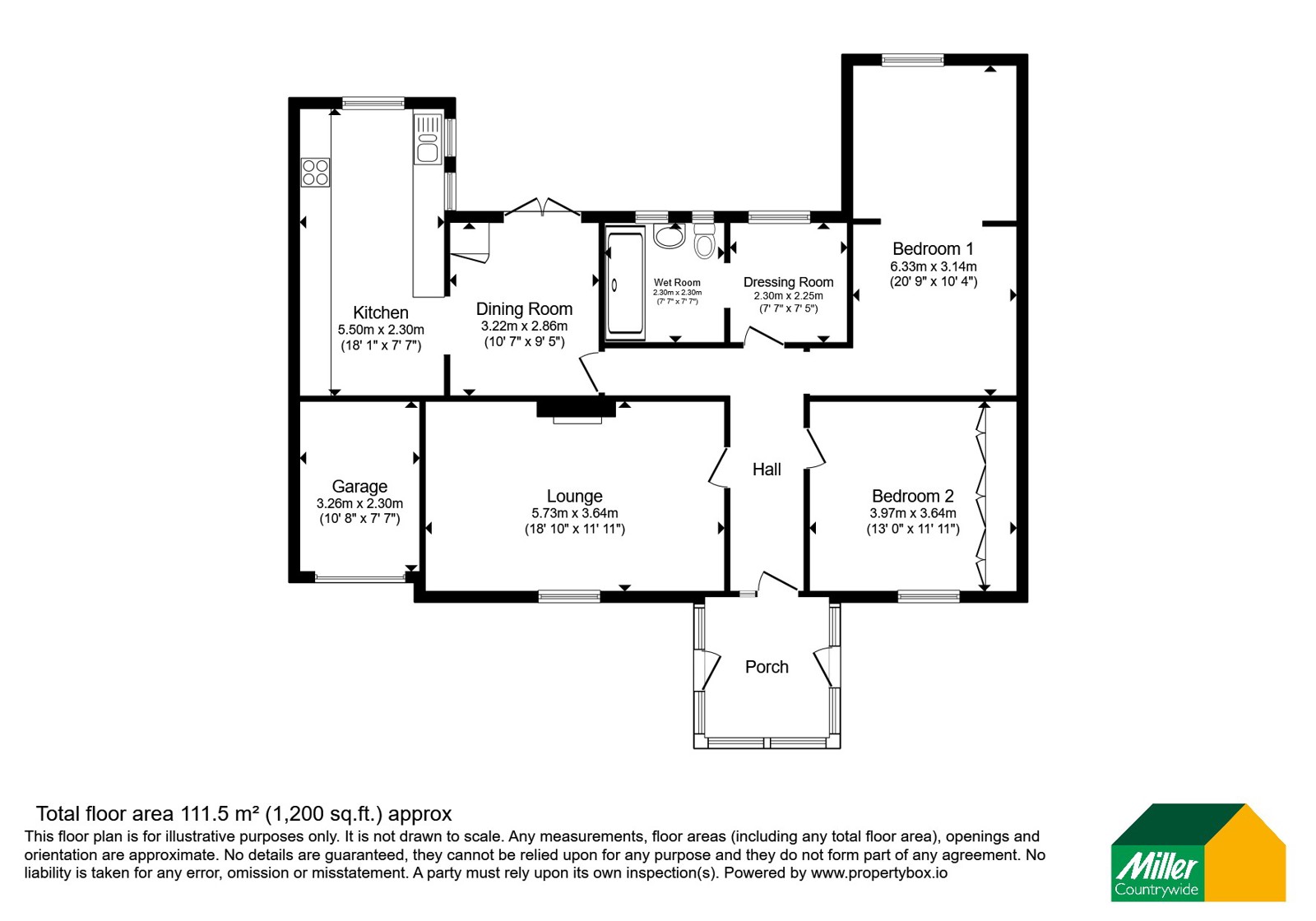12, Manor Way, Penzance floorplan