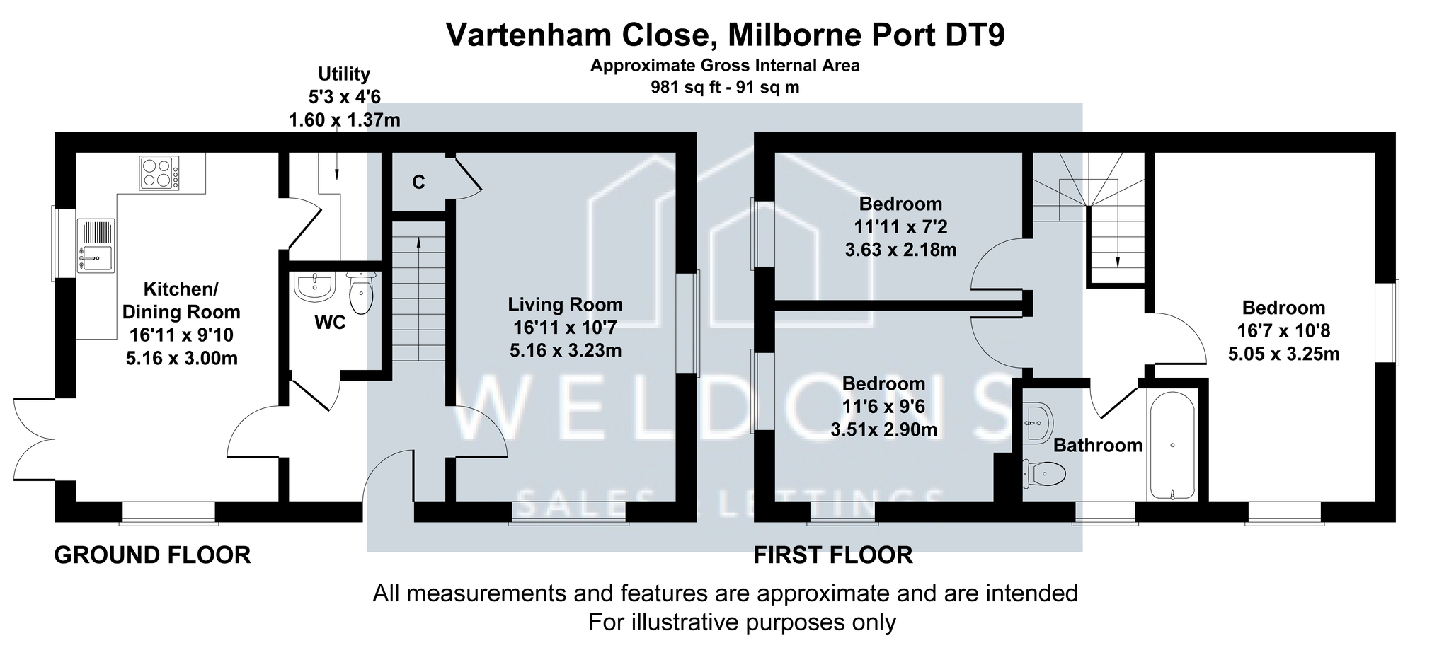 15A Vartenham Close, Sherborne floorplan