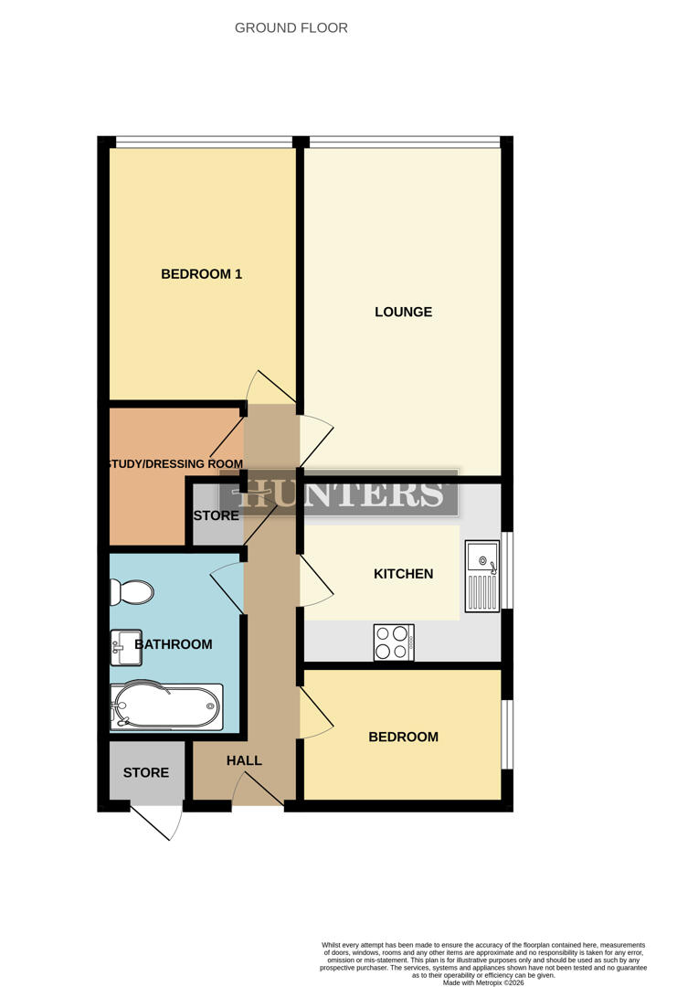 Flat 53, Winpenny House, Eldon Street Estate, Oldham floorplan