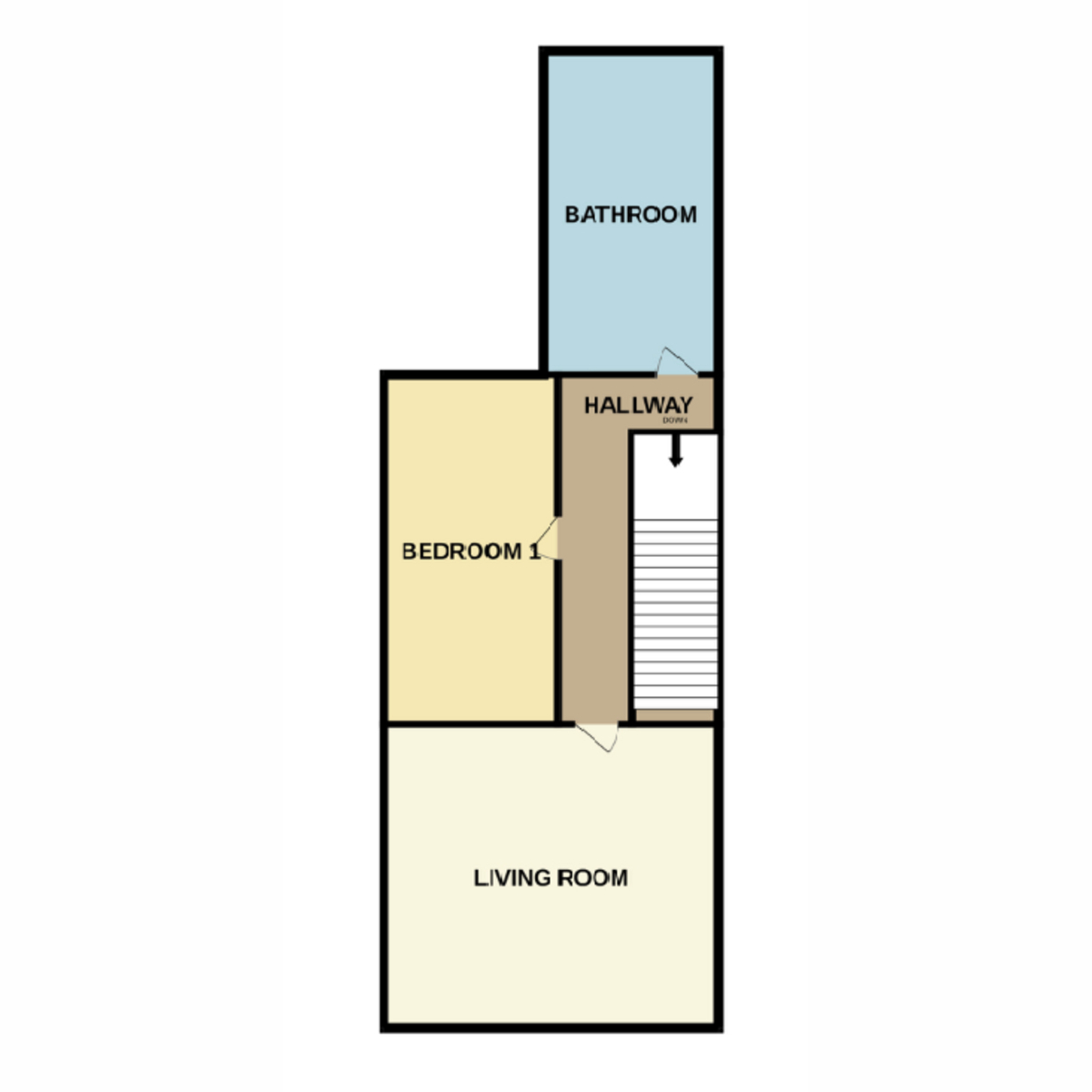Flat Flat 2, 49, Cowbridge Road West, Cardiff floorplan
