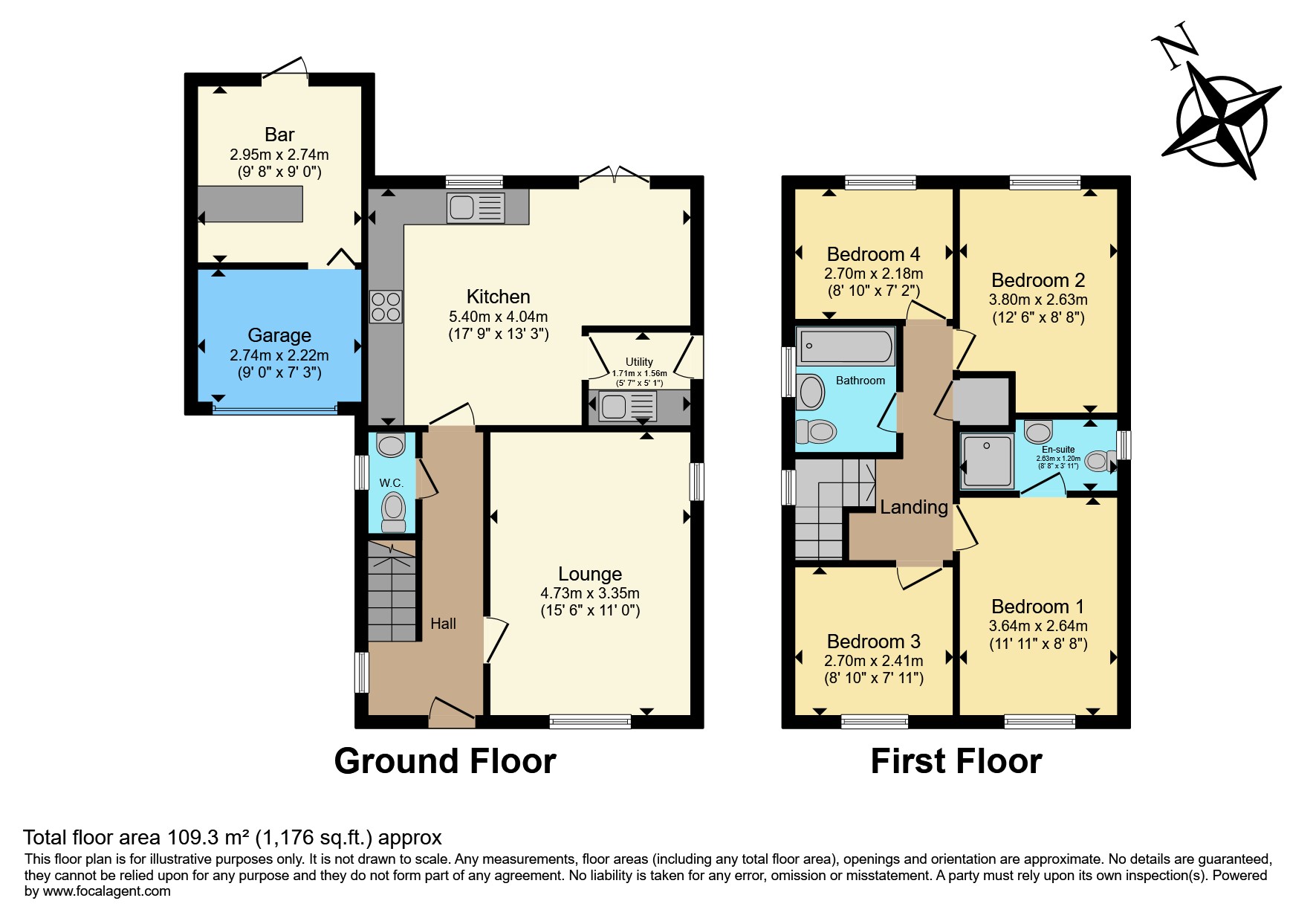87, South Moor Drive, Rotherham floorplan