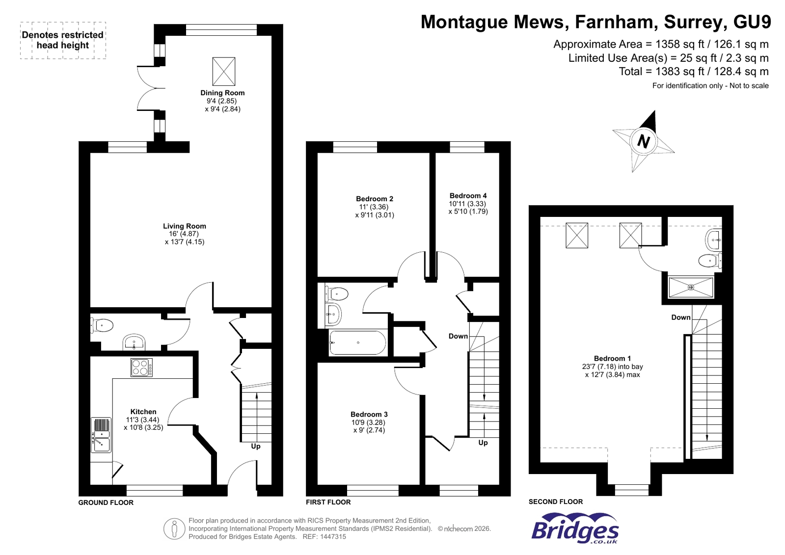 10, Montague Mews, Surrey floorplan