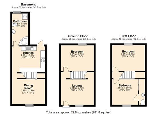 74, Beacon Road, Chatham floorplan