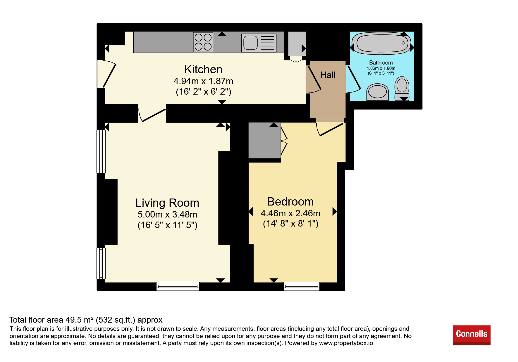 Flat 7, Cann Lodge, Salisbury Road, Shaftesbury floorplan