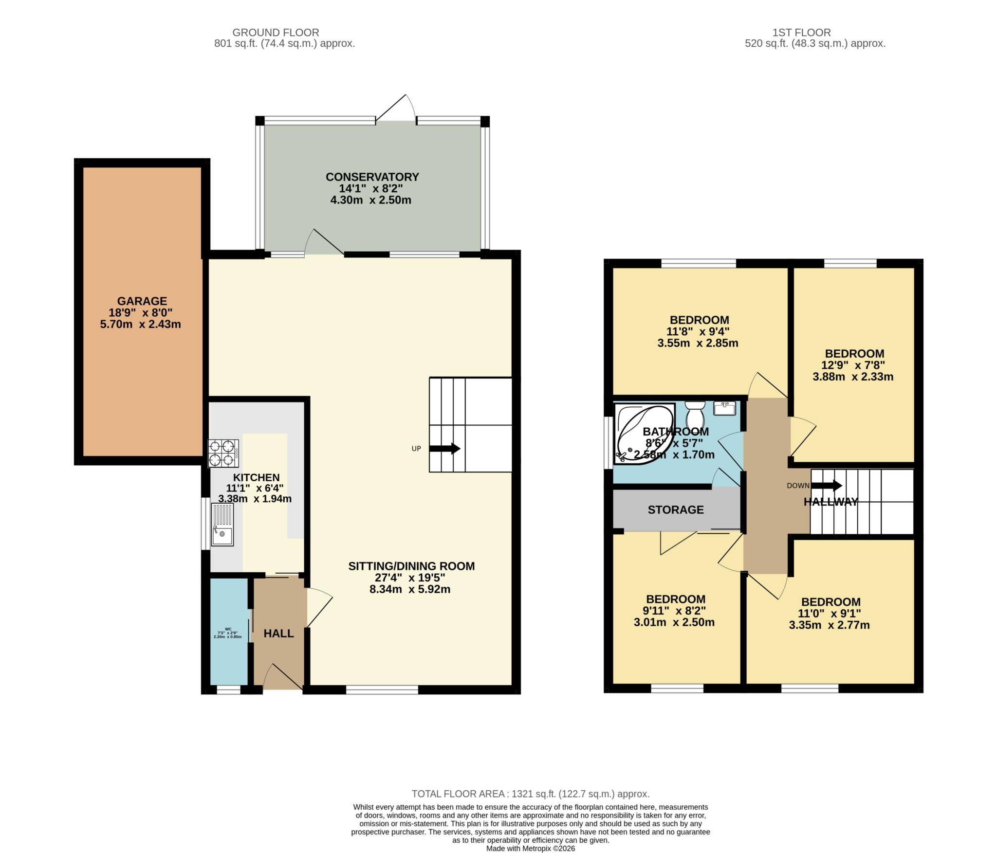 159, Malden Way, New Malden floorplan