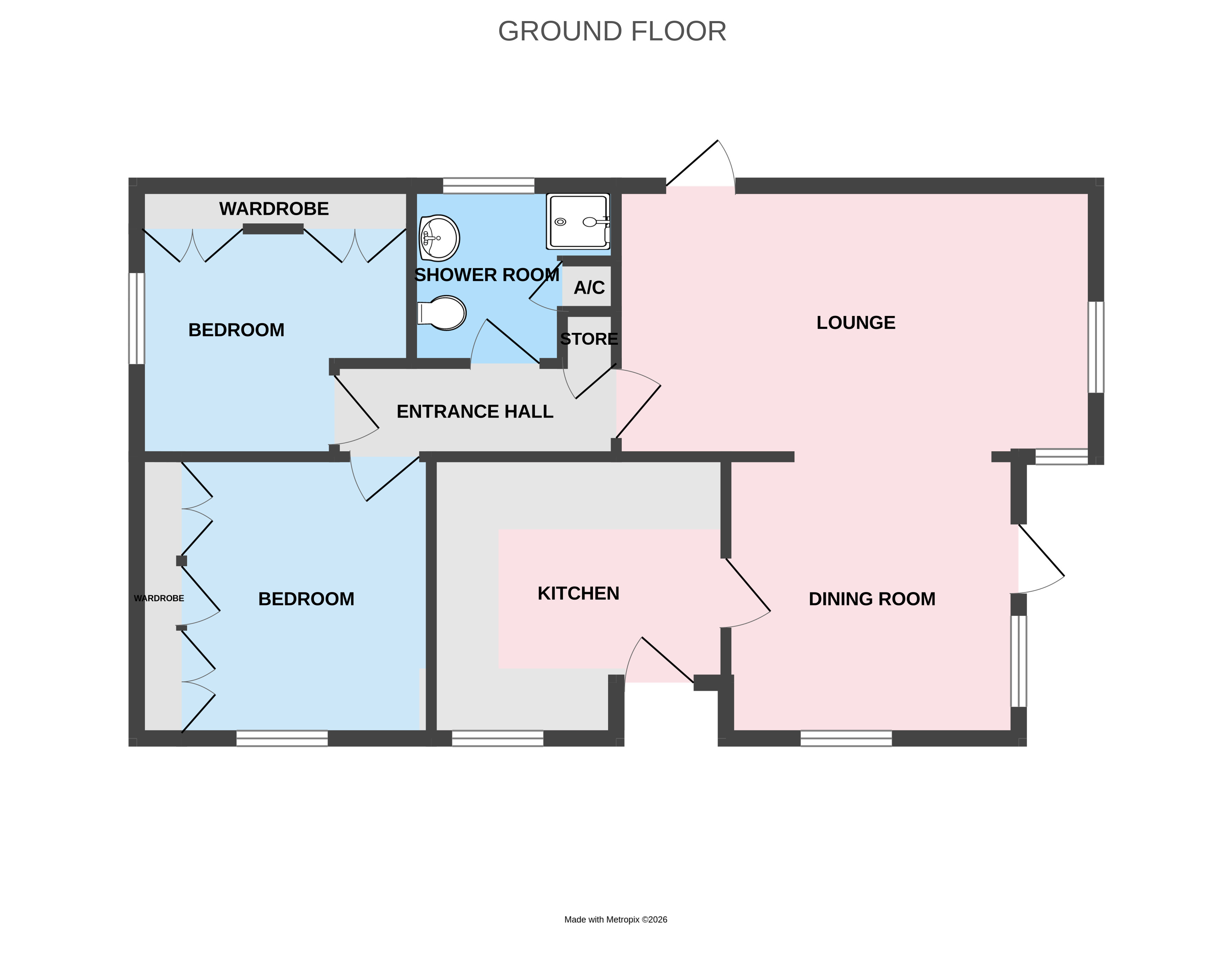 6, Little Dawley Close, Telford floorplan