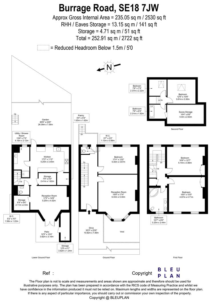 235, Burrage Road, London floorplan