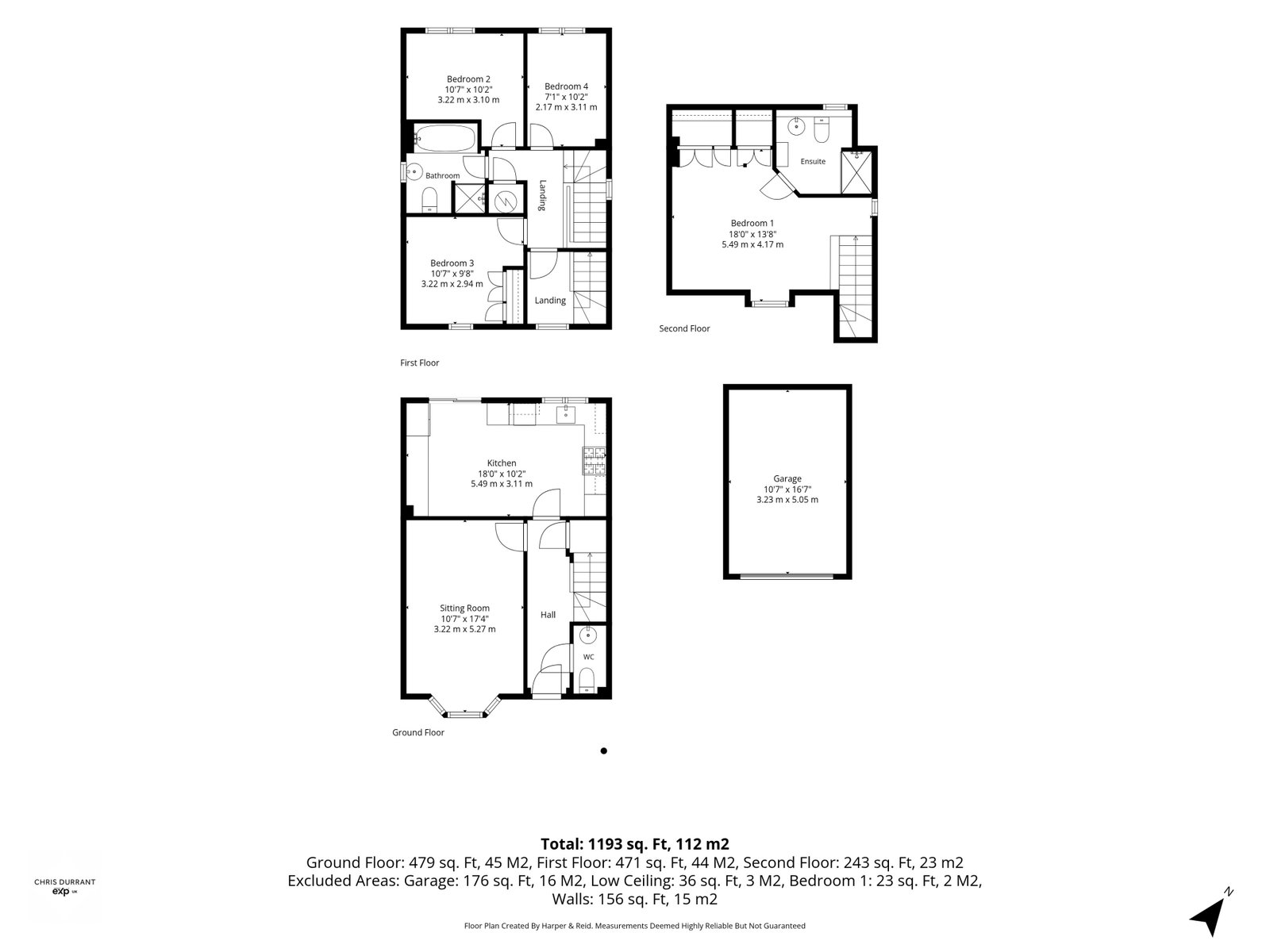 8, Harvington Crescent, Hanslope floorplan