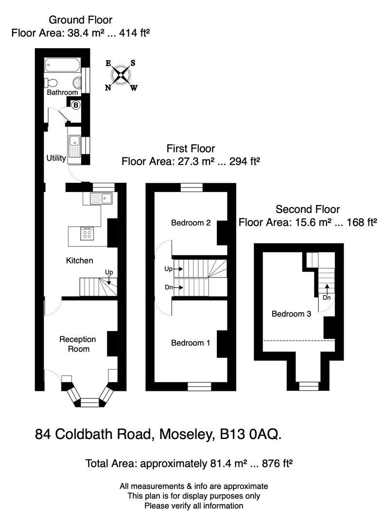 84, Coldbath Road, Birmingham floorplan
