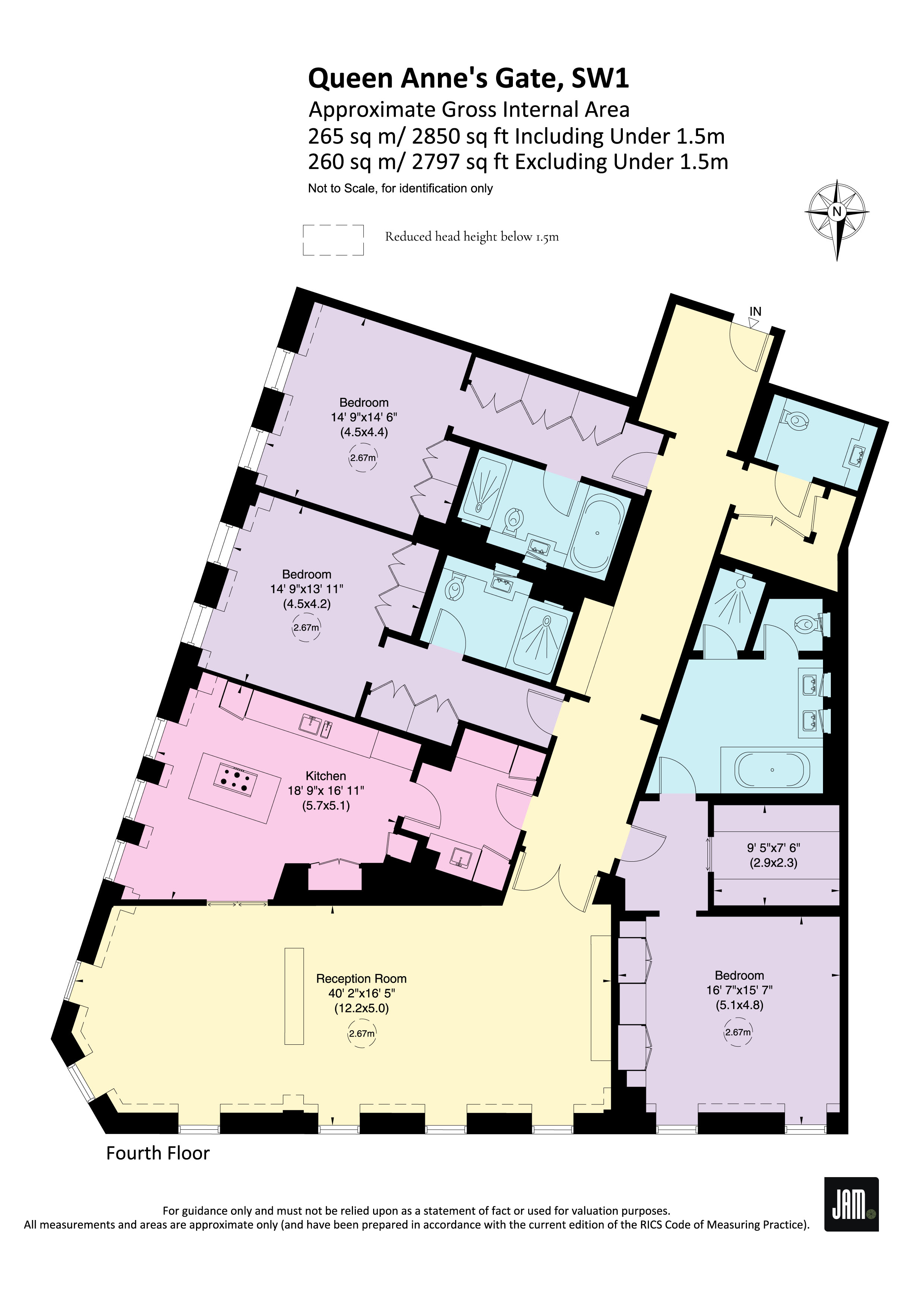 One Queen Anne's Gate, Westminster floorplan