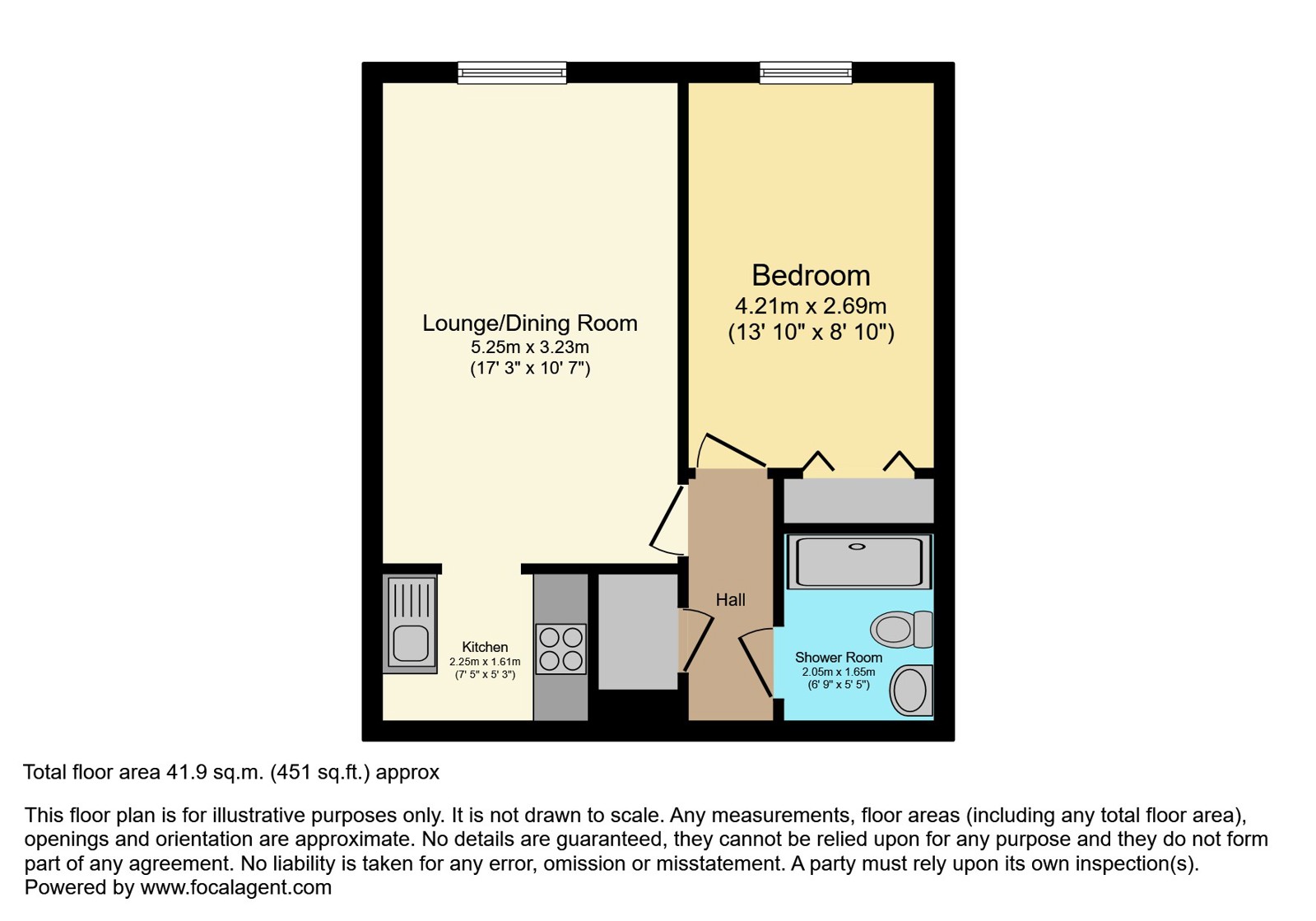 36, Homeshire House, Alsager floorplan
