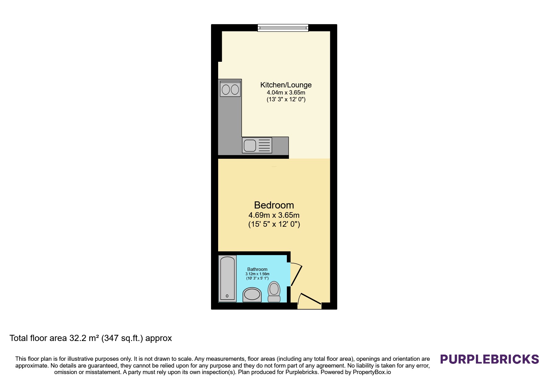 Apartment 30. Element The Quarter, 88 Low Hill, Liverpool floorplan