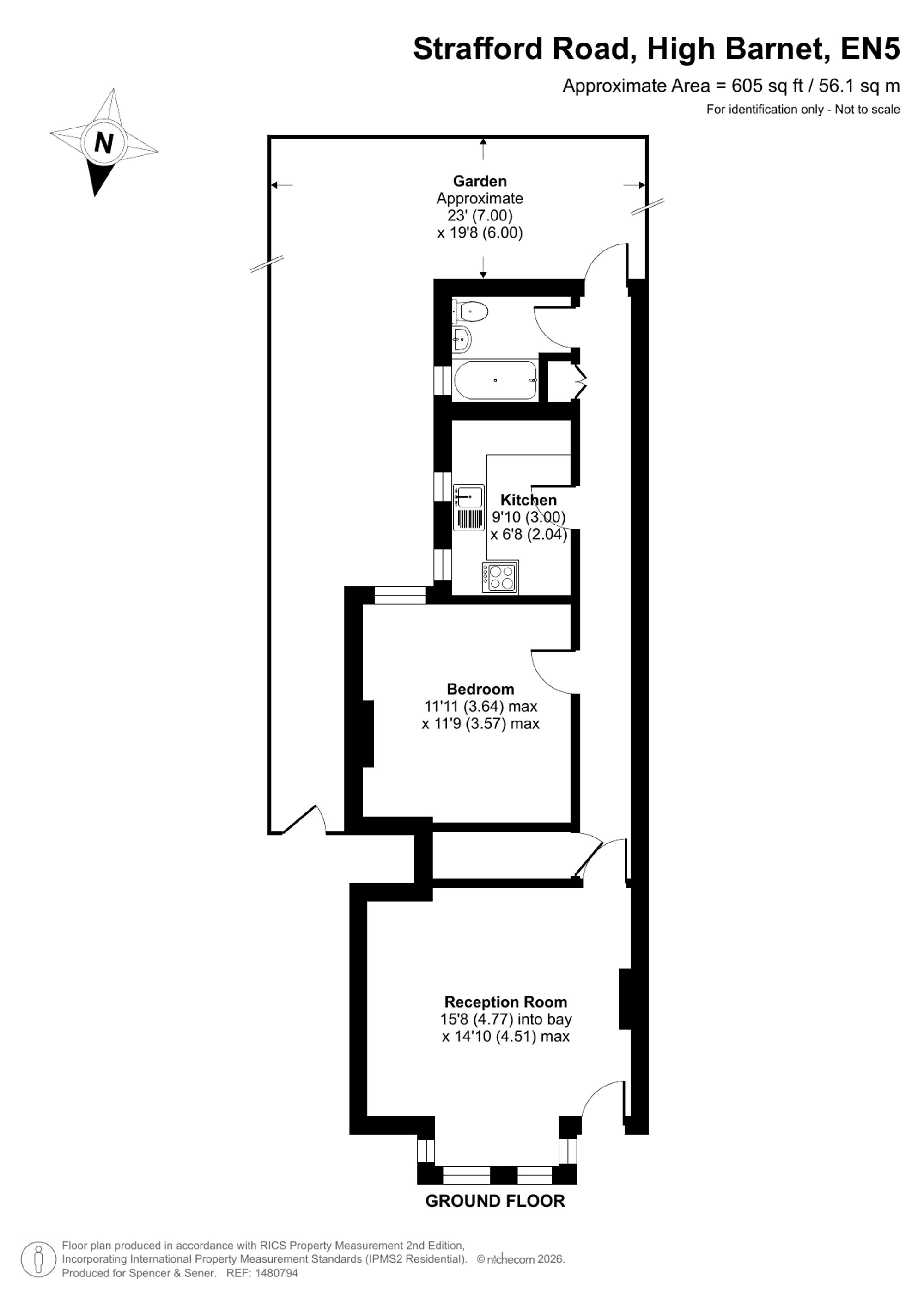 19a Strafford Road, Barnet floorplan