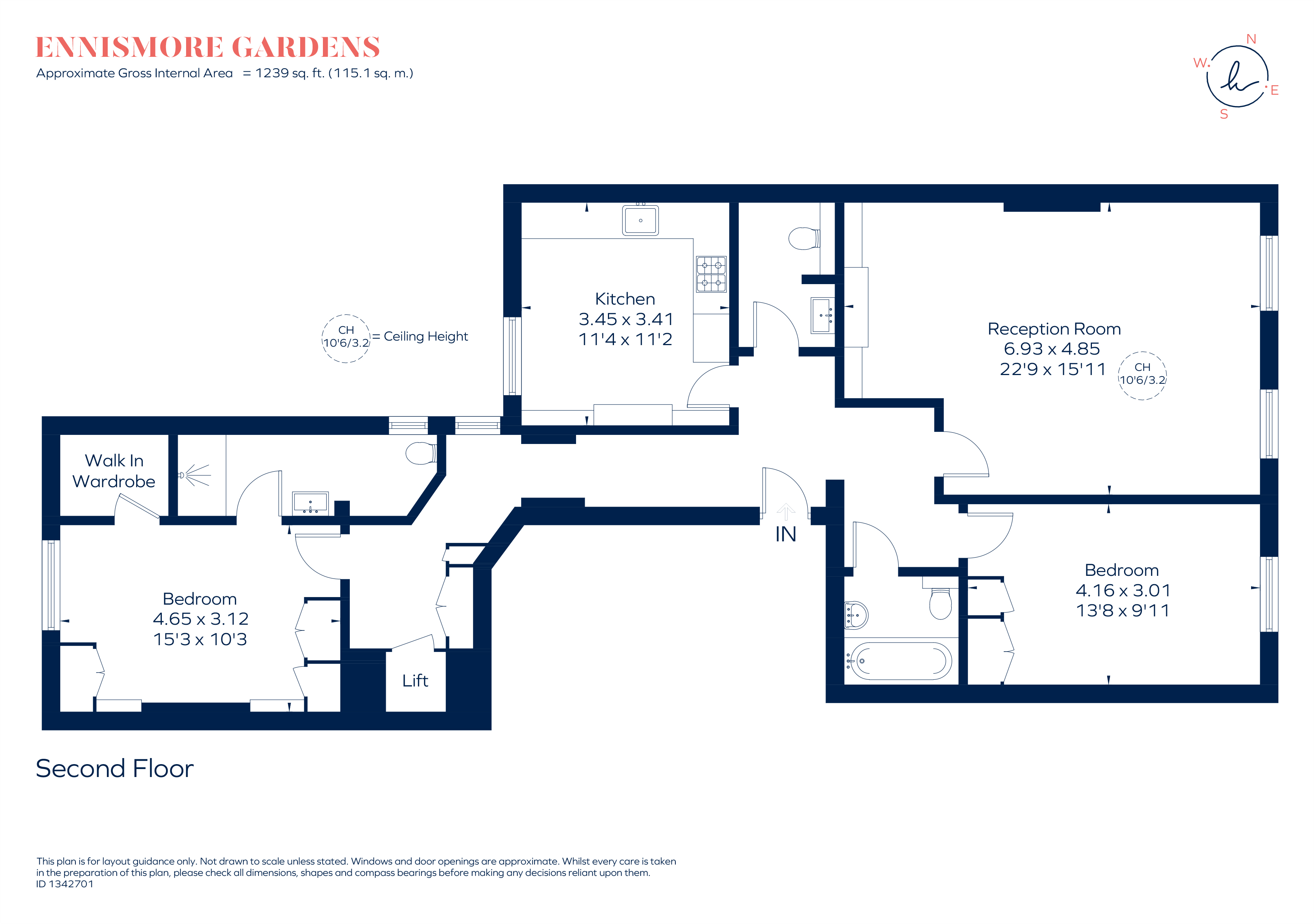 Ennismore Gardens, London floorplan