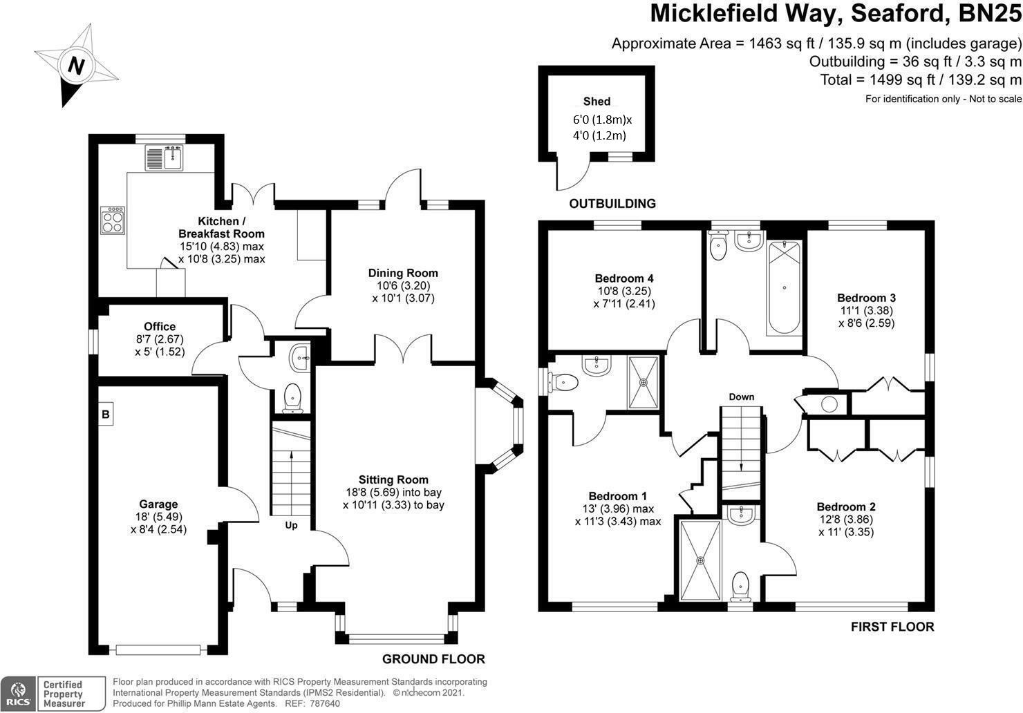 7, Micklefield Way, Seaford floorplan