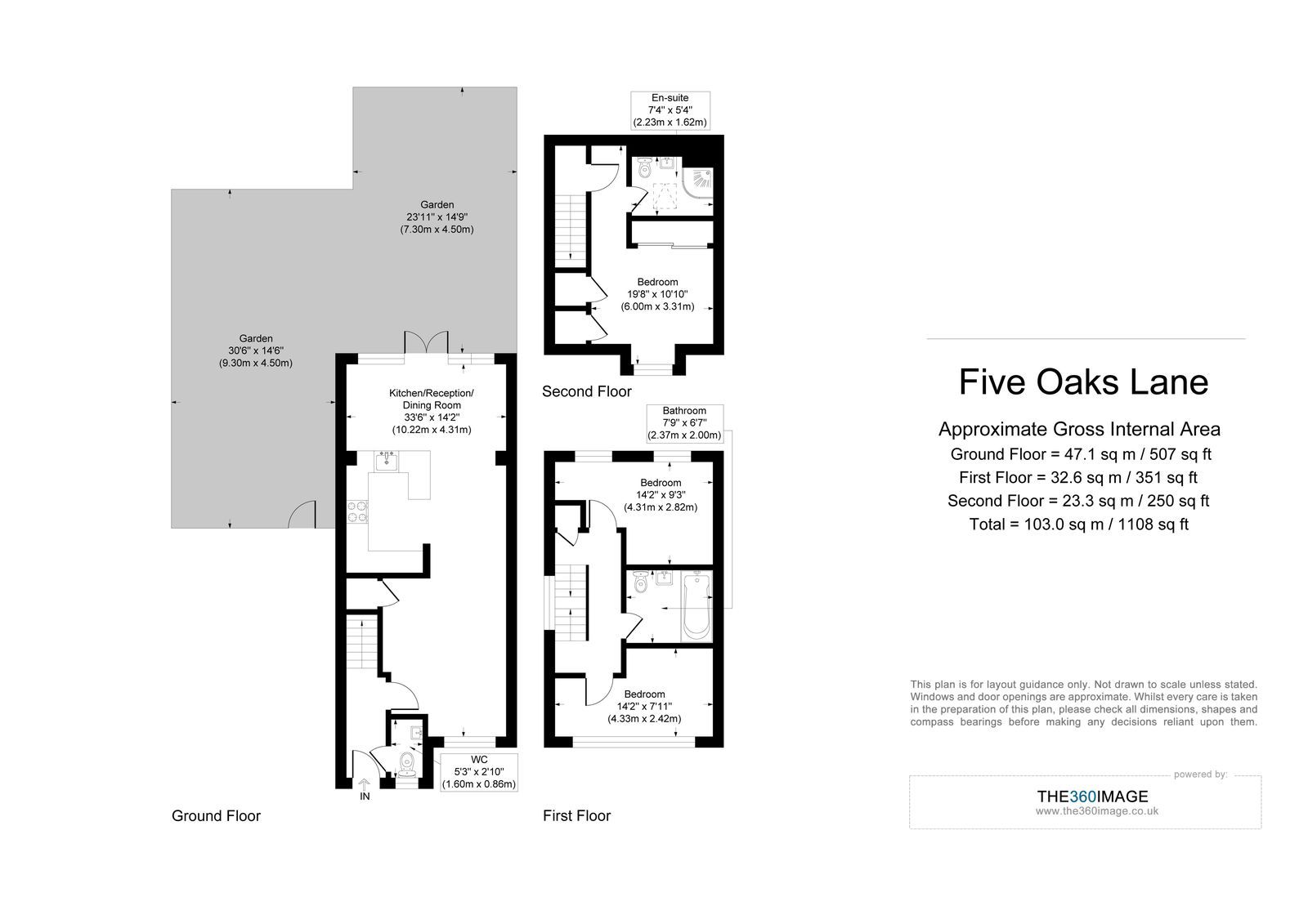 97 Five Oaks Lane, Chigwell floorplan