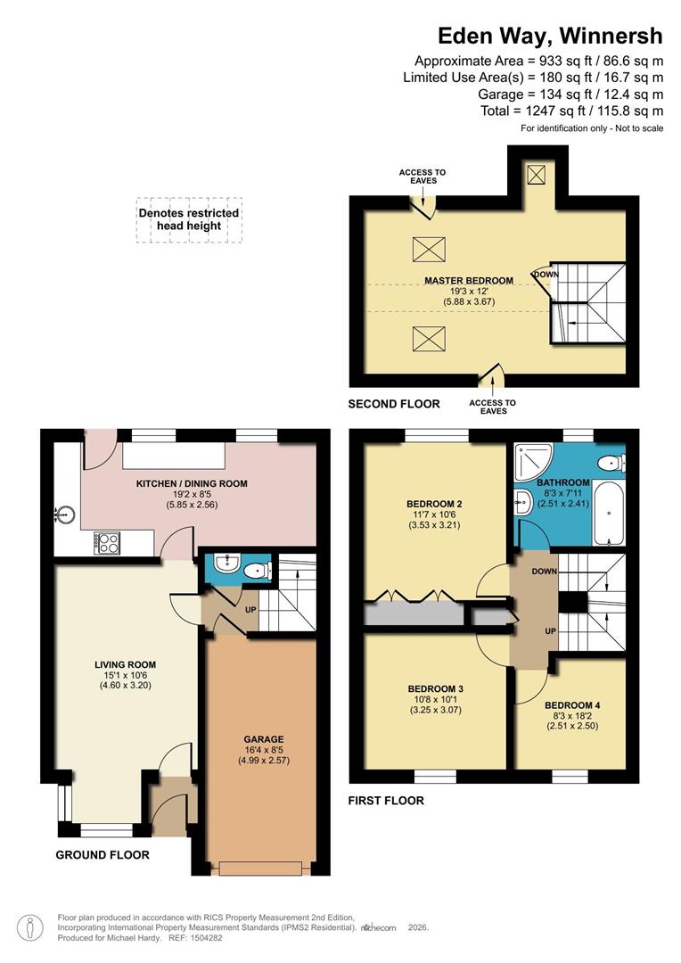 20, Eden Way, Winnersh floorplan