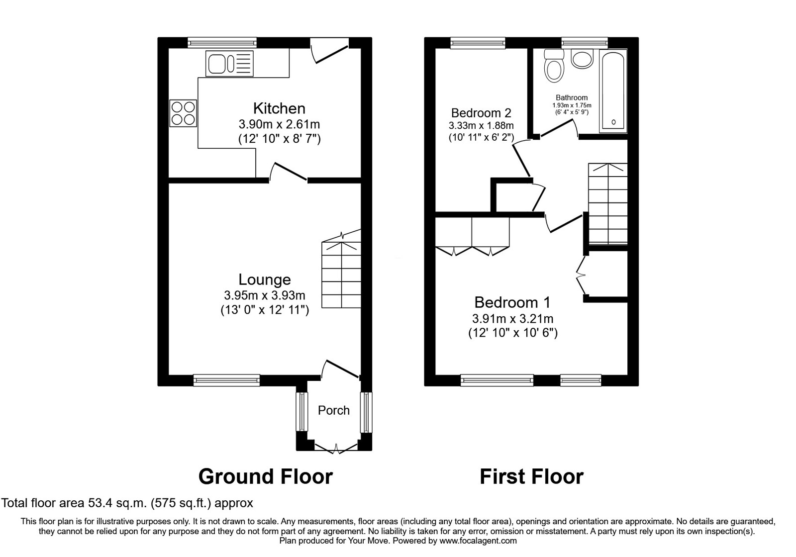 42, Canterbury Drive, Wolverhampton floorplan