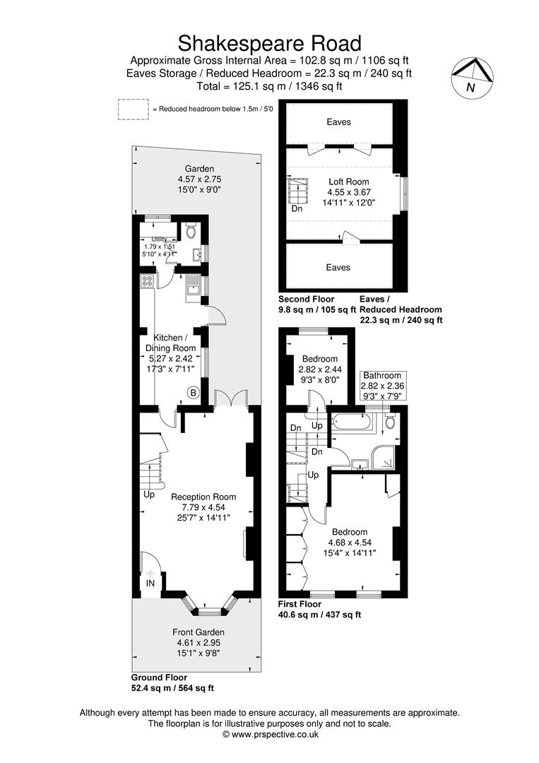 66, Shakespeare Road, London floorplan