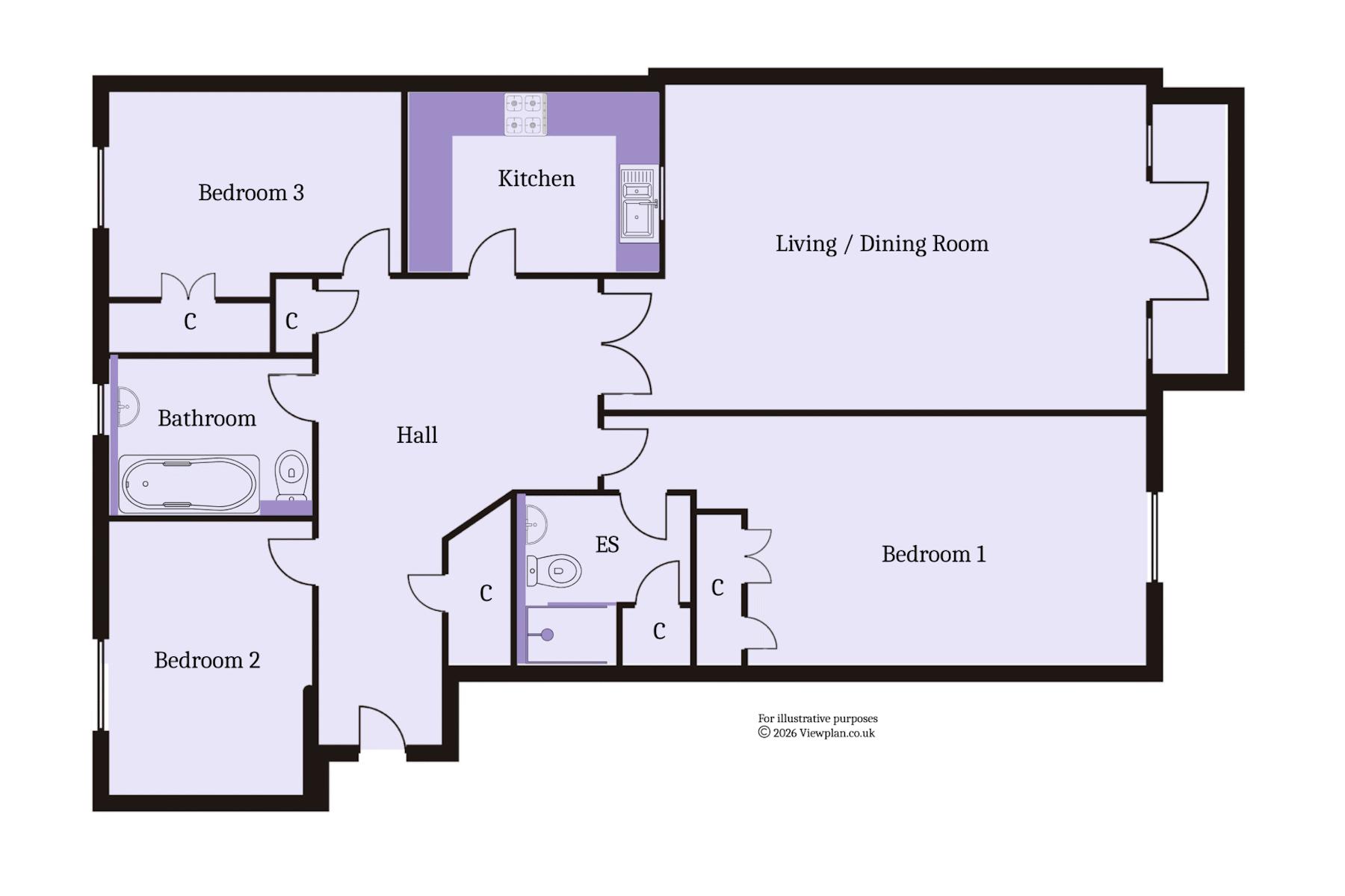 40, Adventurers Quay, Cardiff floorplan