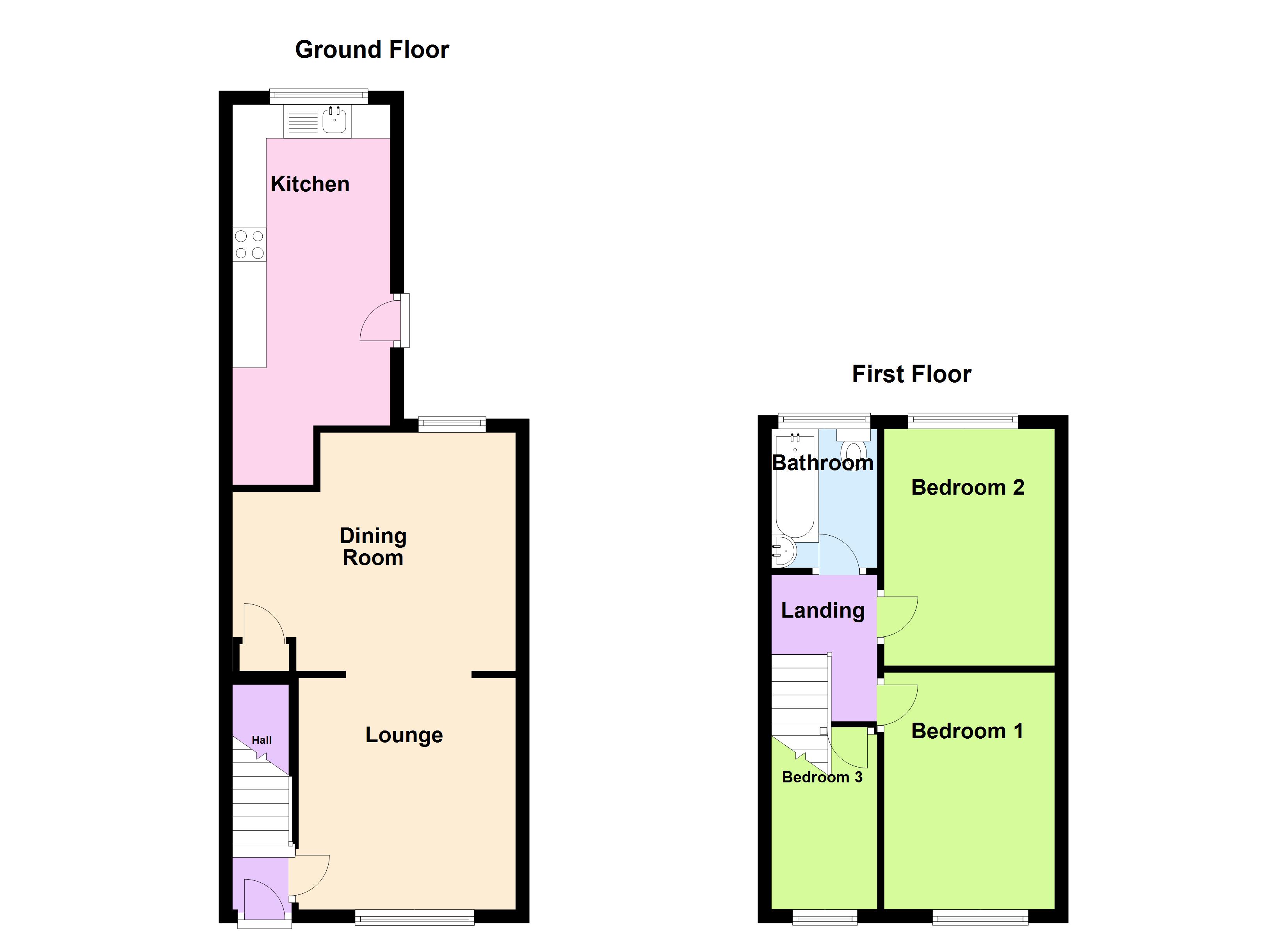 3 Bedrooms Terraced house for sale in School Street, Farington PR25