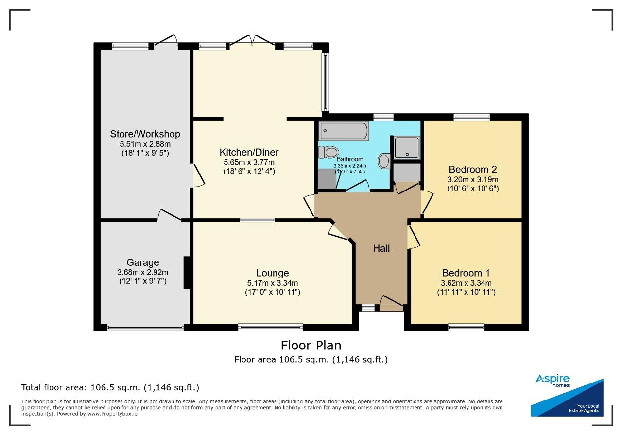 86, The Stitch, Wisbech floorplan
