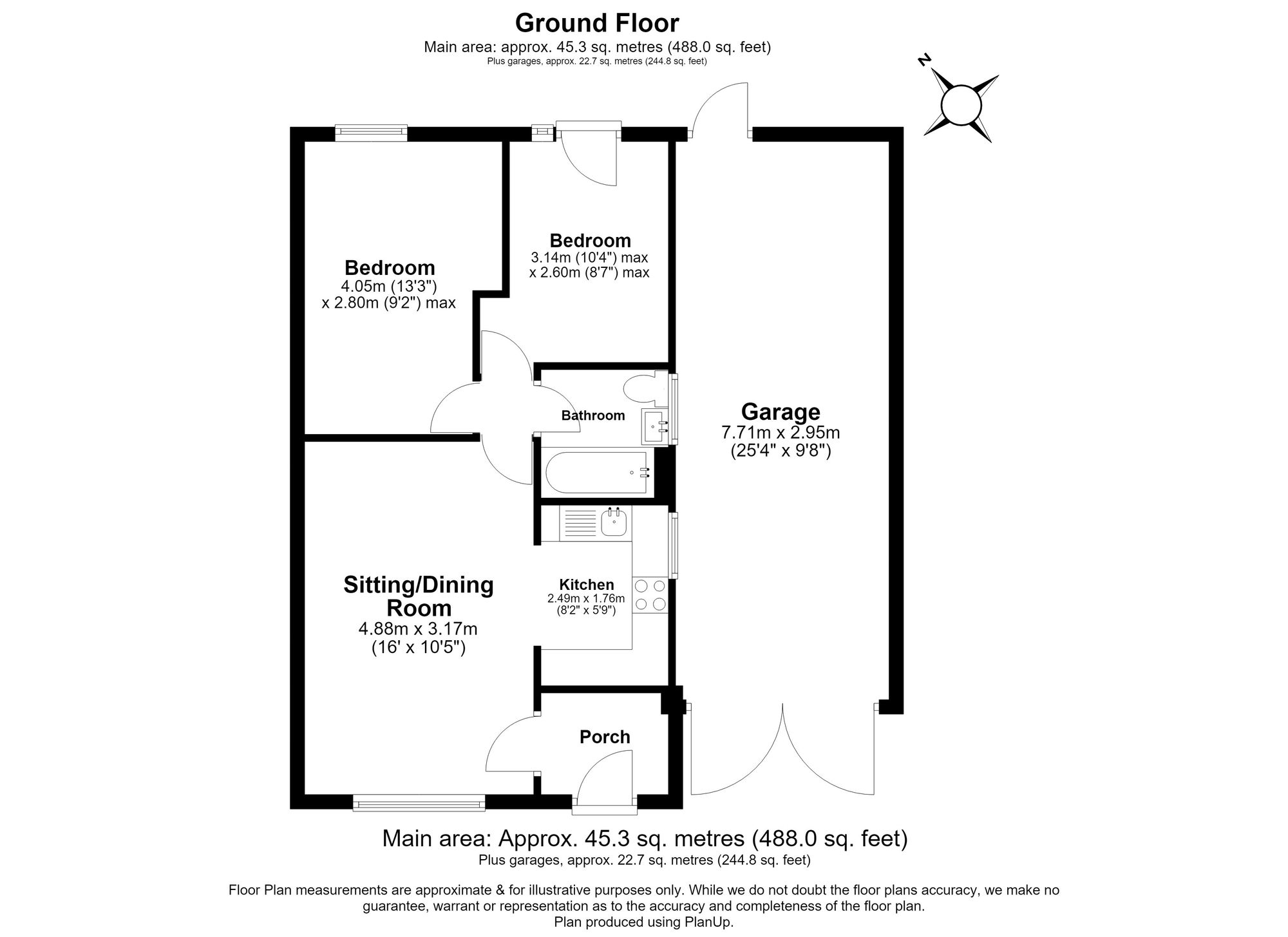 137 Coleridge Close, Hitchin floorplan