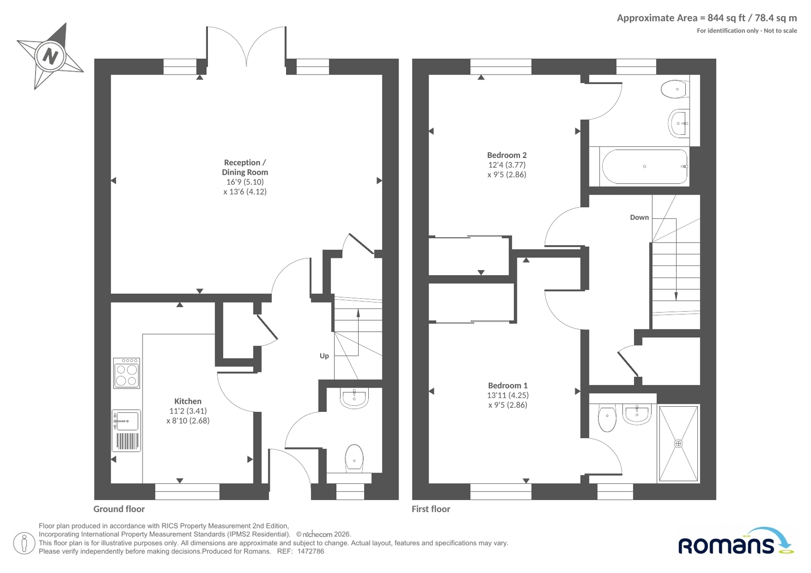 1, Marigold Chase, Bracknell floorplan