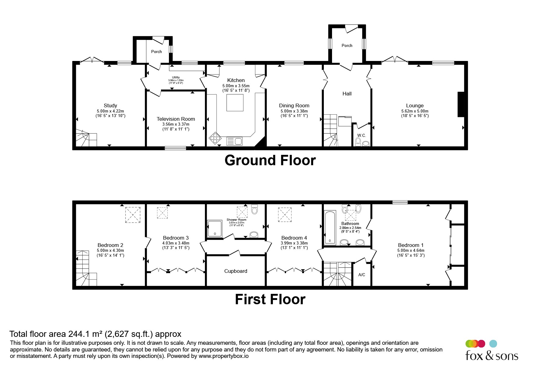 Green Close Barn, Hinton, YEOVIL floorplan