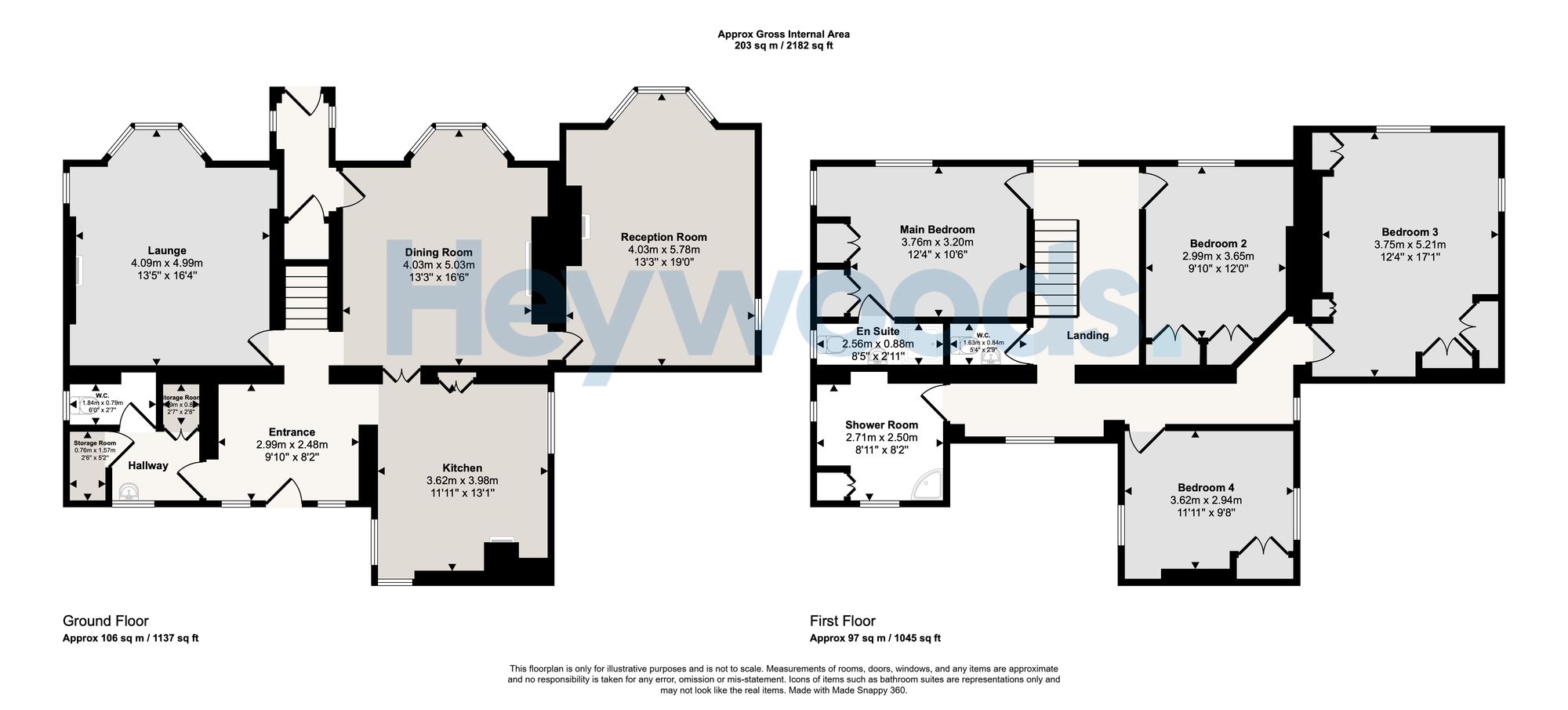 Rose Cottage Woodside, Newcastle floorplan