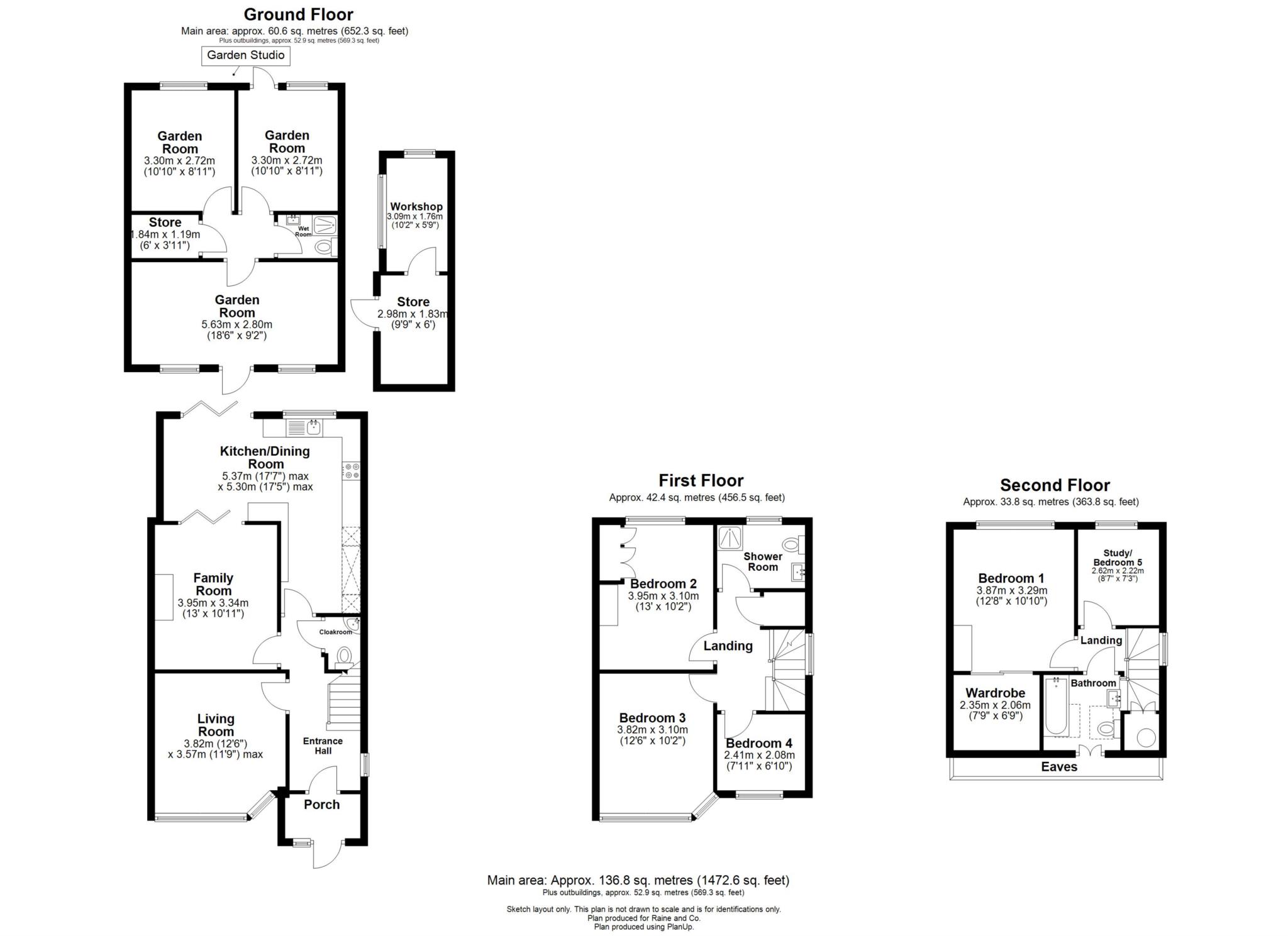 97, Dugdale Hill Lane, Potters Bar floorplan